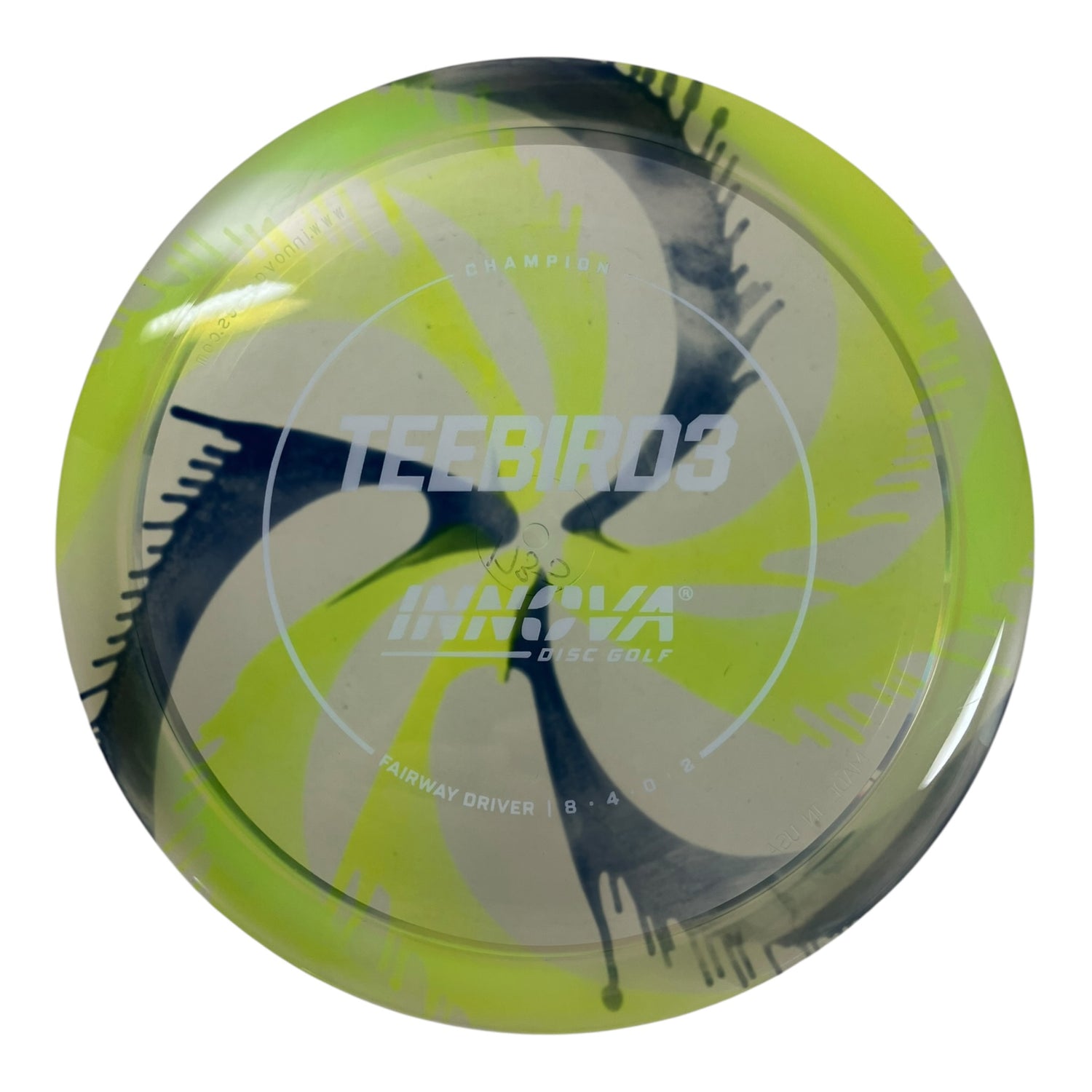 Innova Champion Discs Teebird3 | Champion I-Dye | Green/White 175g Disc Golf