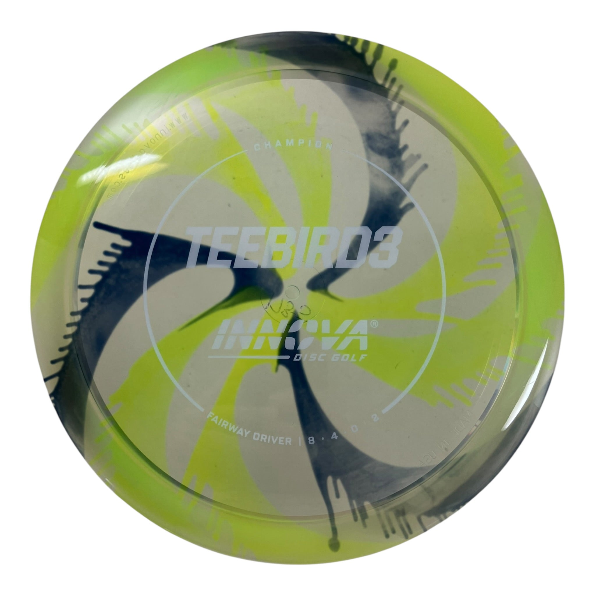 Innova Champion Discs Teebird3 | Champion I-Dye | Green/White 175g Disc Golf