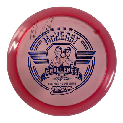 Innova Champion Discs Thunderbird - McBeast Challenge | Champion | Red/Purple 176g (Signed by Nate Sexton) Disc Golf