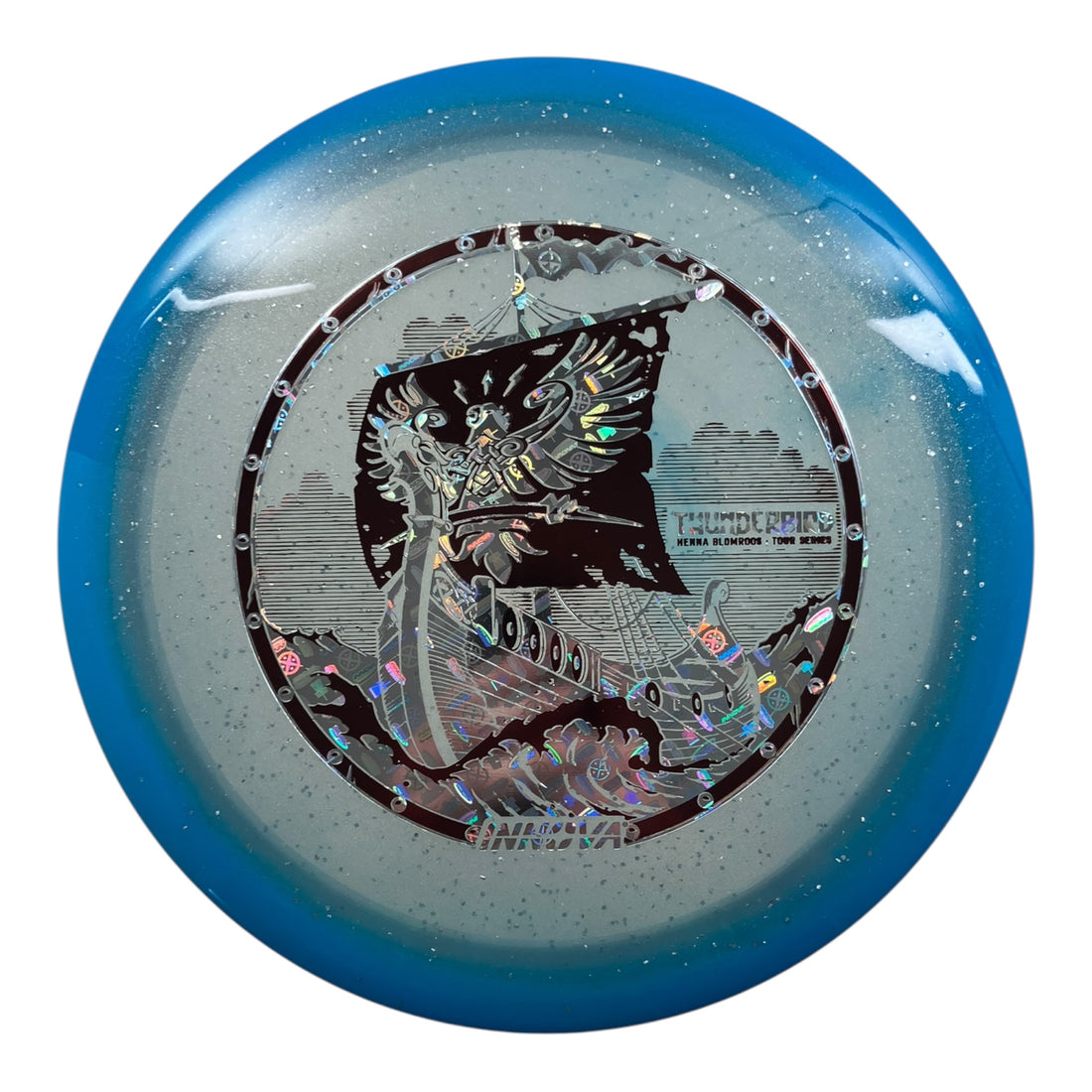 Innova Champion Discs Thunderbird | Moondust Halo Champion | Blue/Innova 173g (Henna Blomroos) Disc Golf