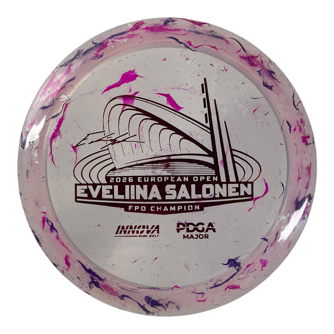 Innova Champion Discs Thunderbird | Party Time | Pink/Red 173g (Eveliina Salonen Commemorative) Disc Golf