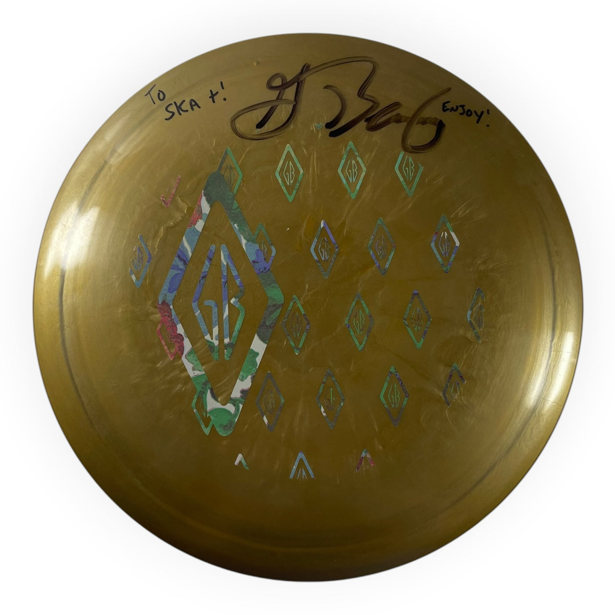 Innova Champion Discs Thunderbird | Shimmer Star | Gold/Multi 175g (Signed by Gregg Barsby) Disc Golf