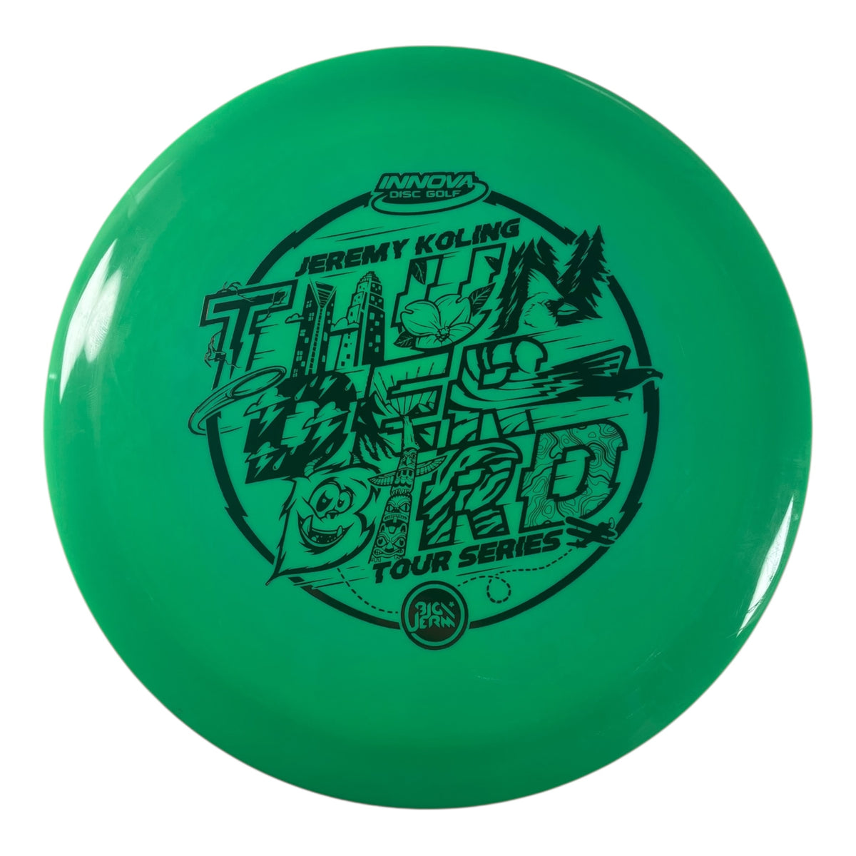 Innova Champion Discs Thunderbird | Swirled Star | Green/Red 175g (2022 Jeremy Koling) Disc Golf