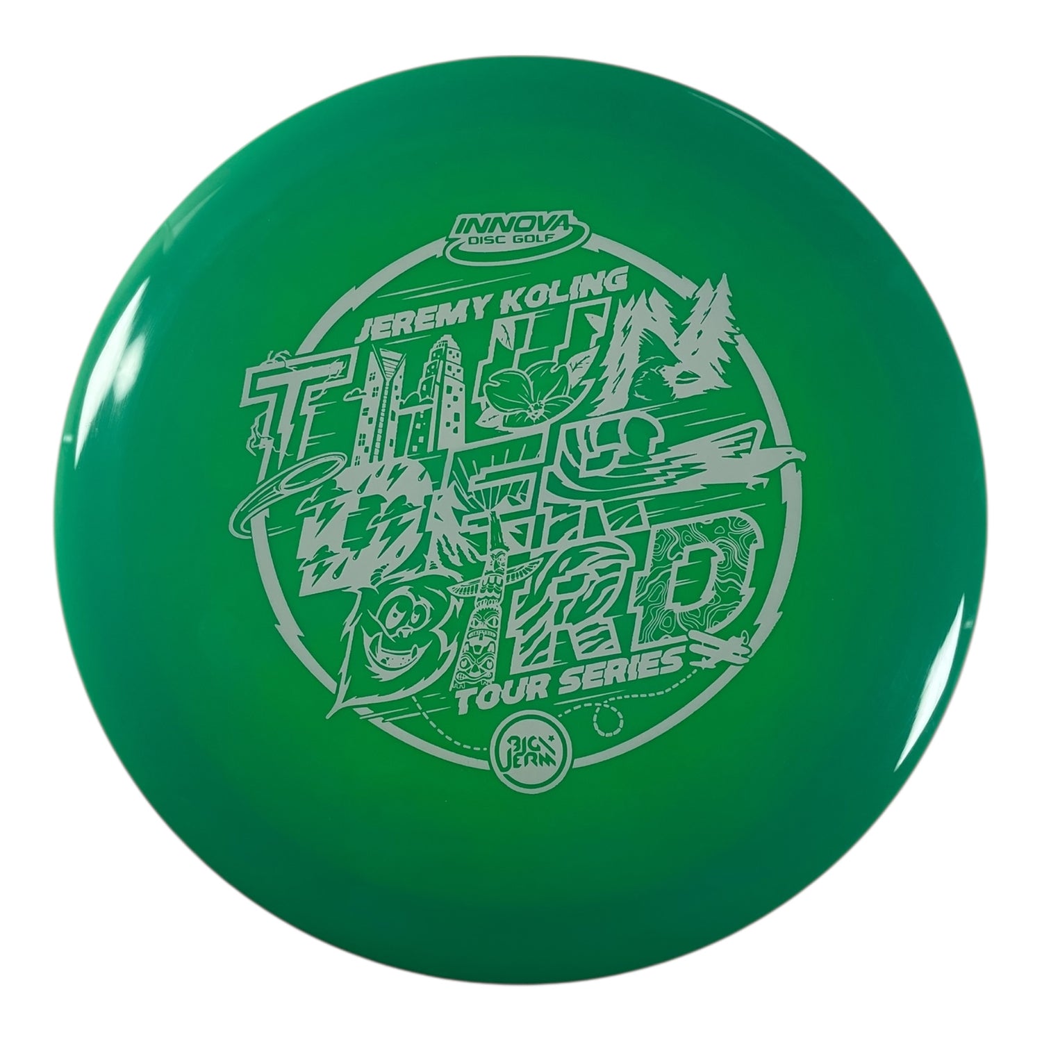 Innova Champion Discs Thunderbird | Swirled Star | Green/White 174g (2022 Jeremy Koling) Disc Golf