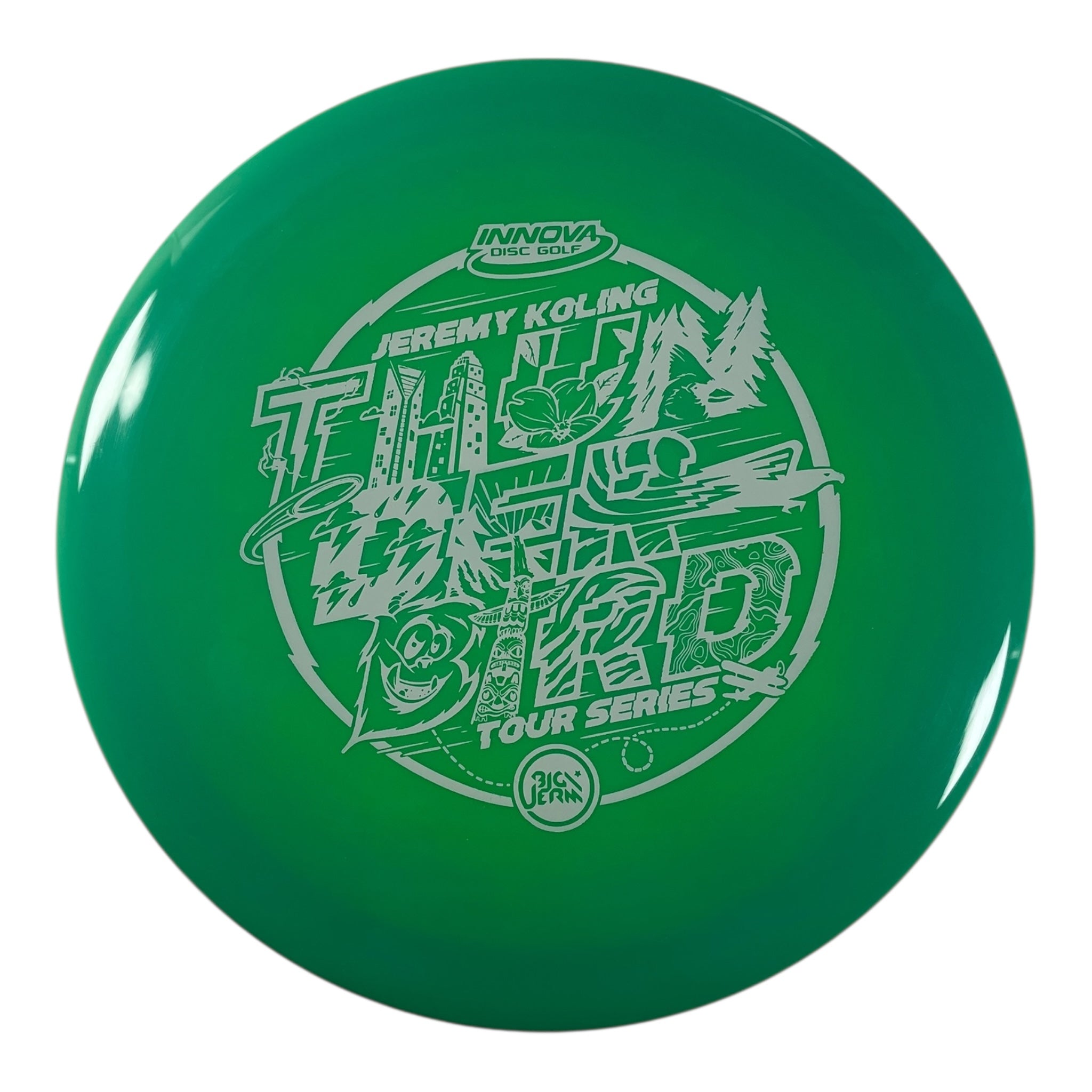 Innova Champion Discs Thunderbird | Swirled Star | Green/White 174g (2022 Jeremy Koling) Disc Golf