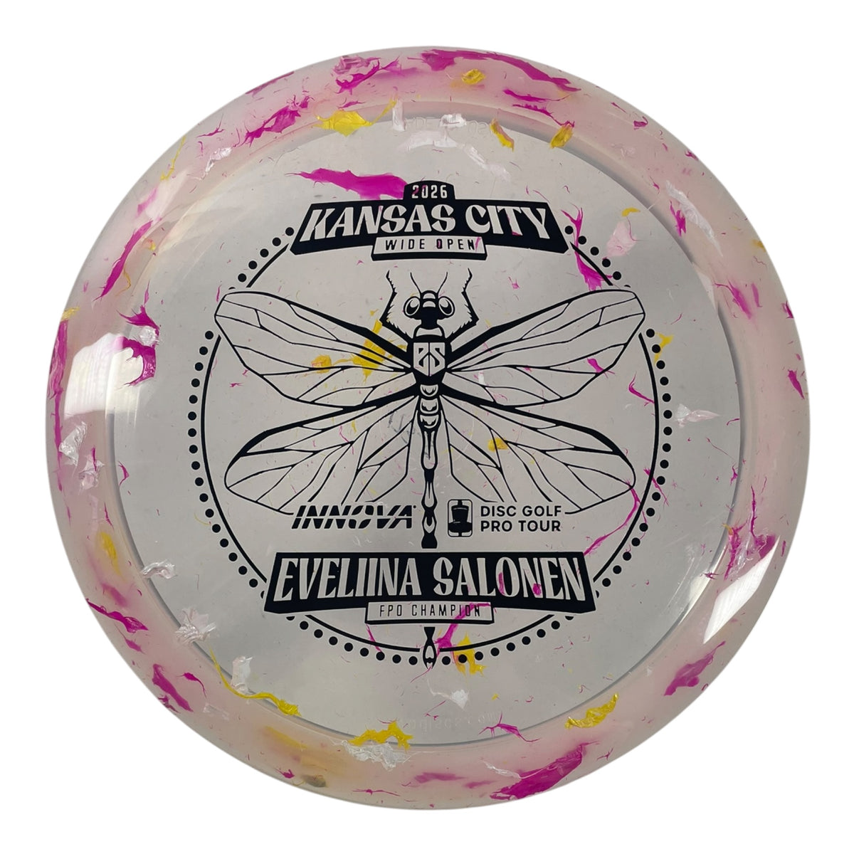 Innova Champion Discs TL3 | Party Time | Pink/Black 173g (Eveliina Salonen Commemorative) Disc Golf