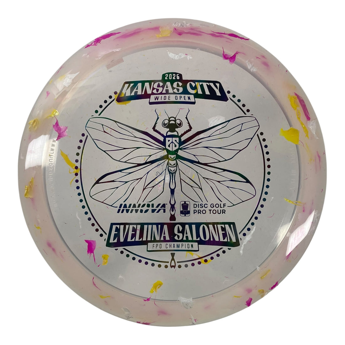 Innova Champion Discs TL3 | Party Time | Pink/Rainbow 173g (Eveliina Salonen Commemorative) Disc Golf