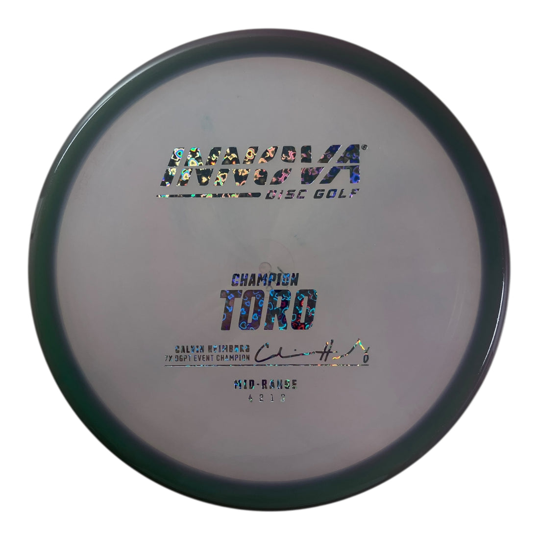 Innova Champion Discs Toro | Champion | Grey/Hearts 168g Disc Golf