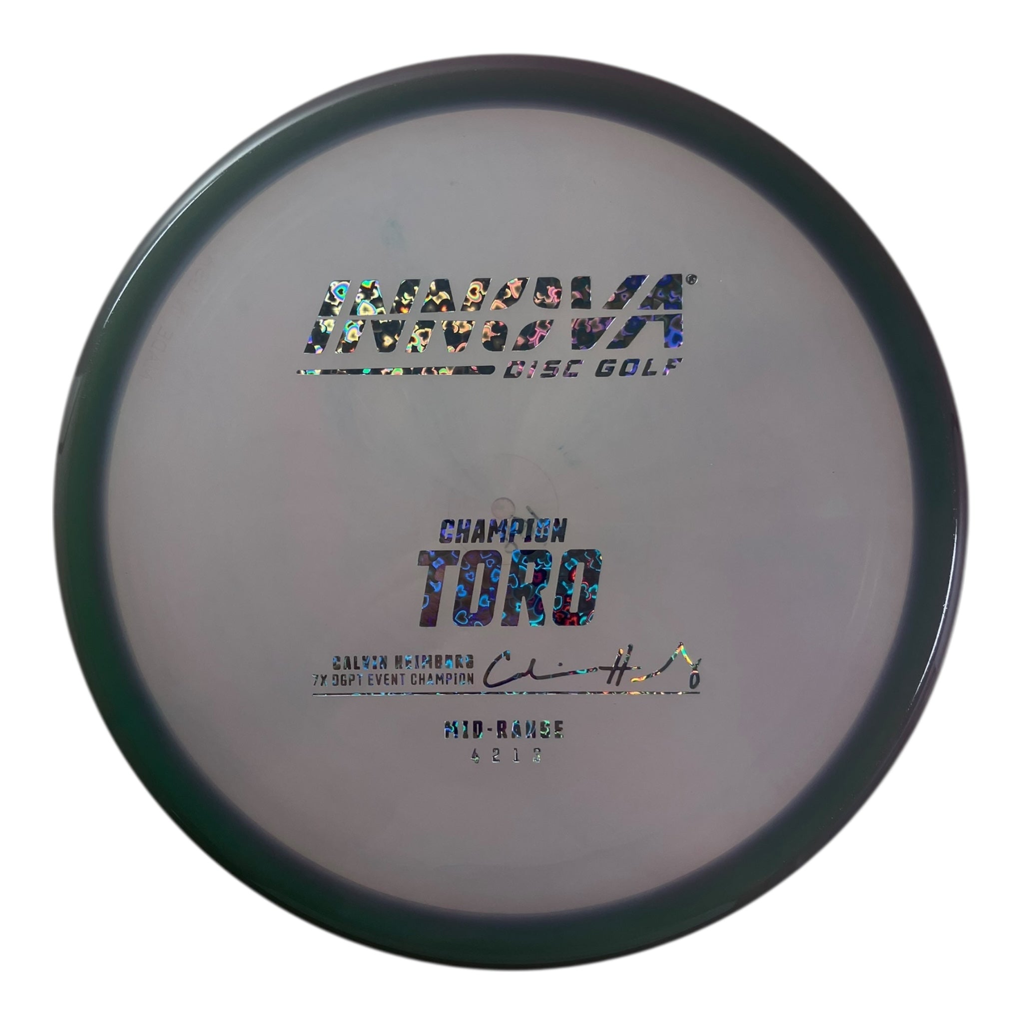 Innova Champion Discs Toro | Champion | Grey/Hearts 168g Disc Golf