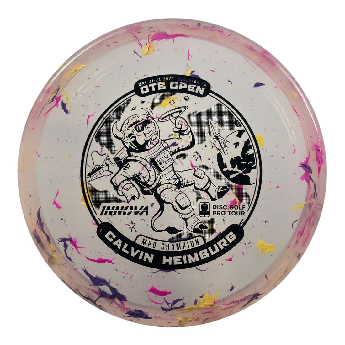 Innova Champion Discs Toro | Party Time | Pink/Black 173g (Calvin Heimburg OTB Open) Disc Golf