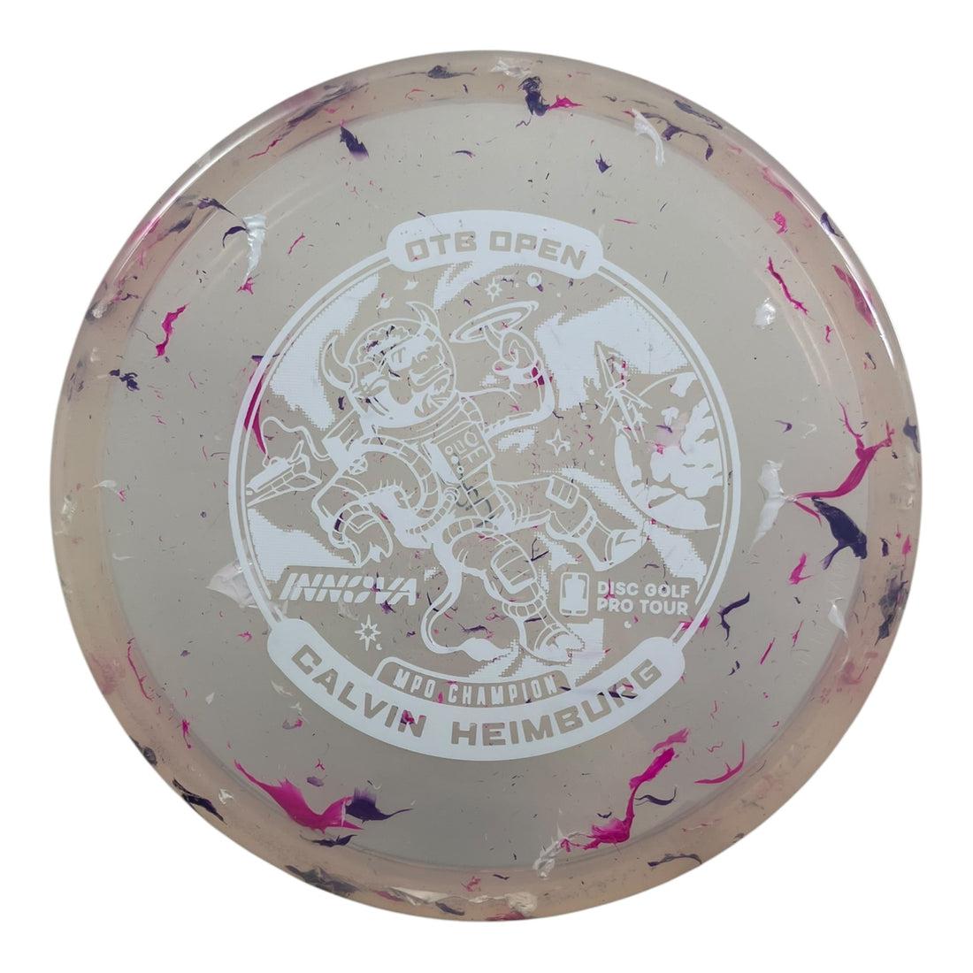 Innova Champion Discs Toro | Party Time | Pink/White 173g (Calvin Heimburg OTB Open) Disc Golf