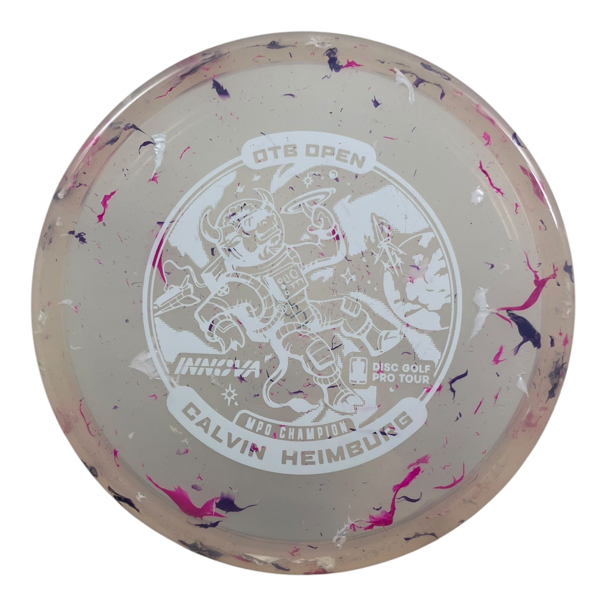 Innova Champion Discs Toro | Party Time | Pink/White 173g (Calvin Heimburg OTB Open) Disc Golf