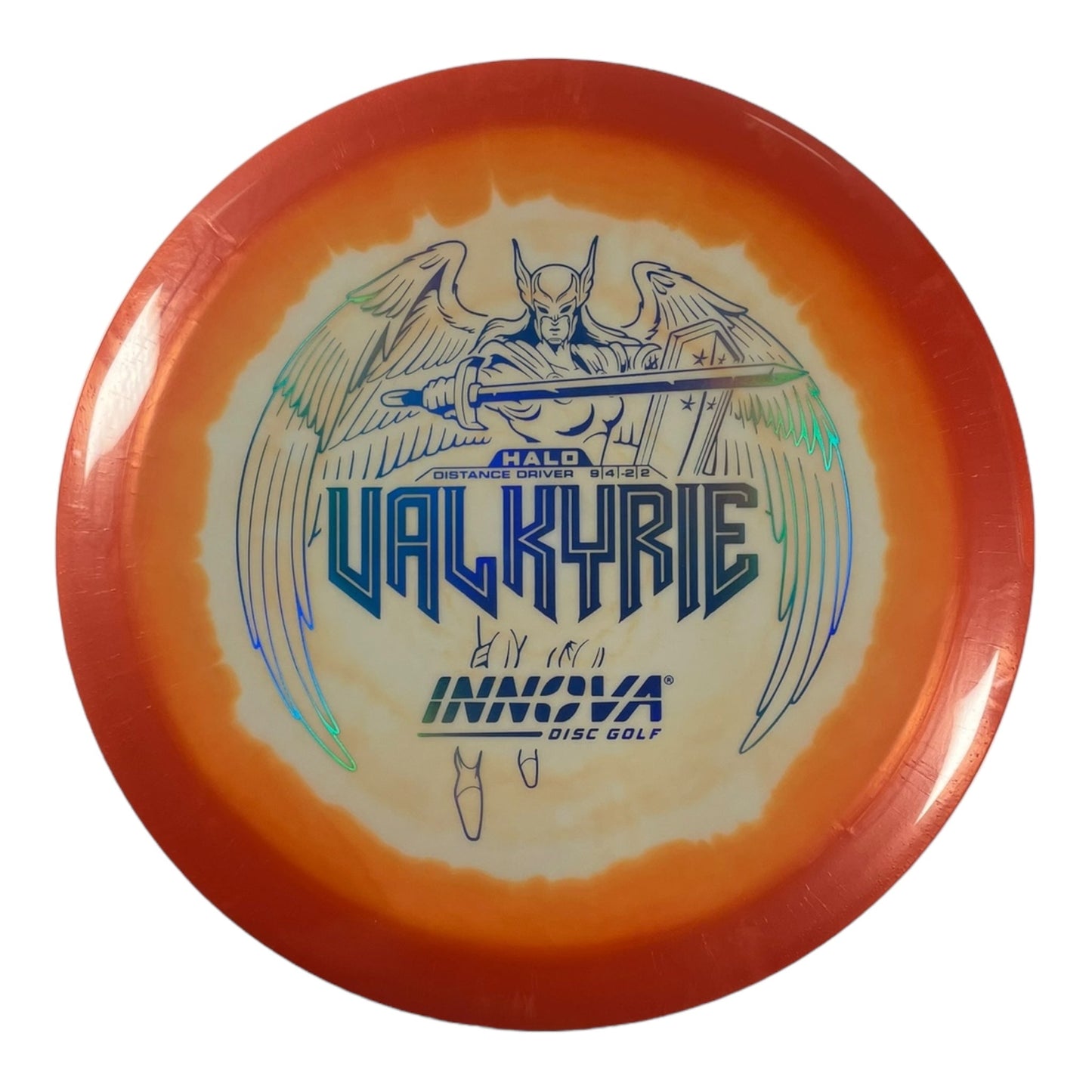 Innova Champion Discs Valkyrie | Halo | Orange/Blue Holo 163g Disc Golf