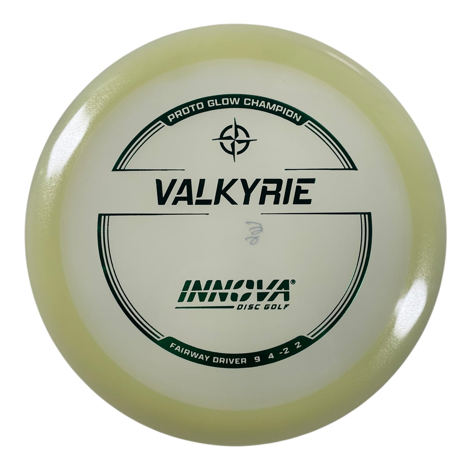 Innova Champion Discs Valkyrie | Proto Glow Champion | Glow/Green 166g Disc Golf