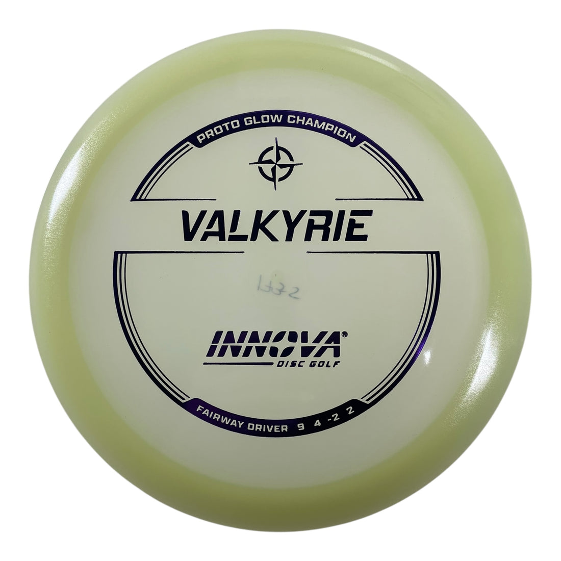 Innova Champion Discs Valkyrie | Proto Glow Champion | Glow/Purple 173g Disc Golf