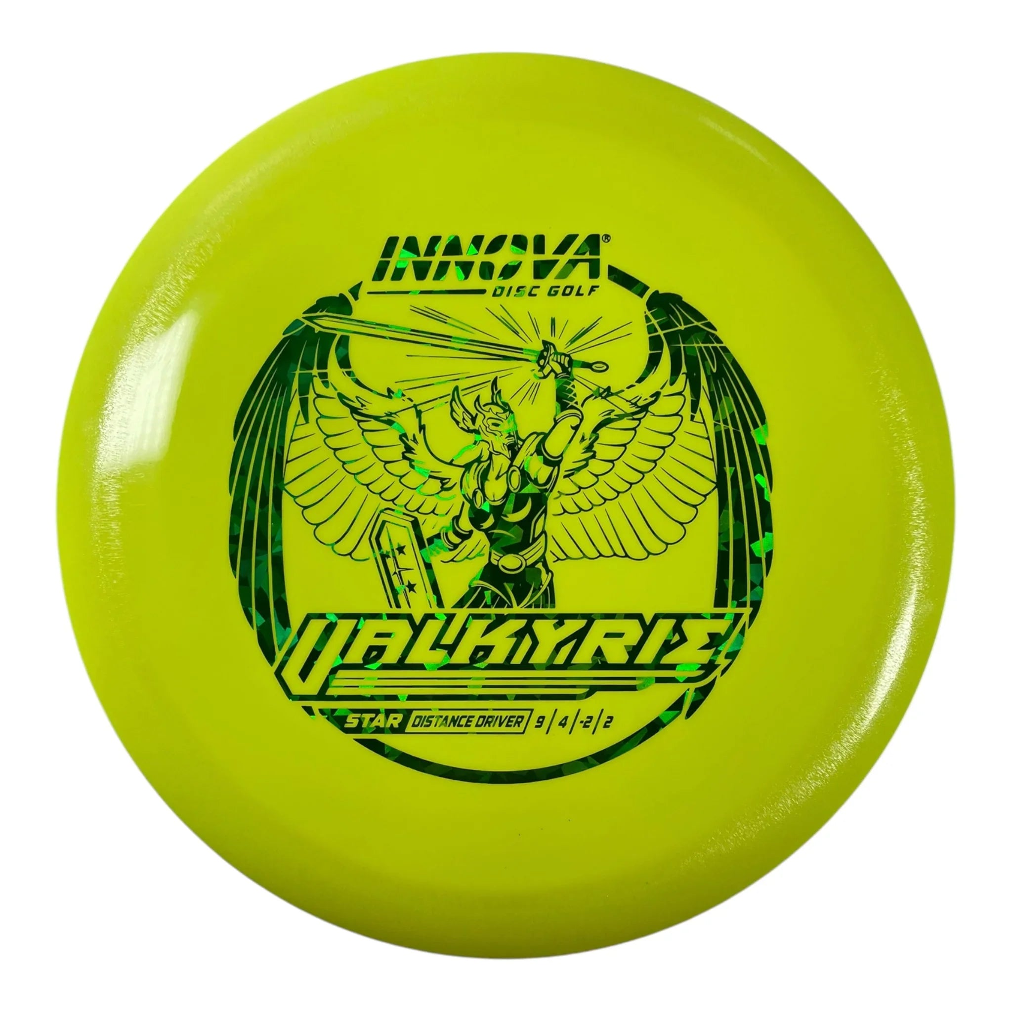 Innova Champion Discs Valkyrie | Star | Yellow/Green 147g Disc Golf