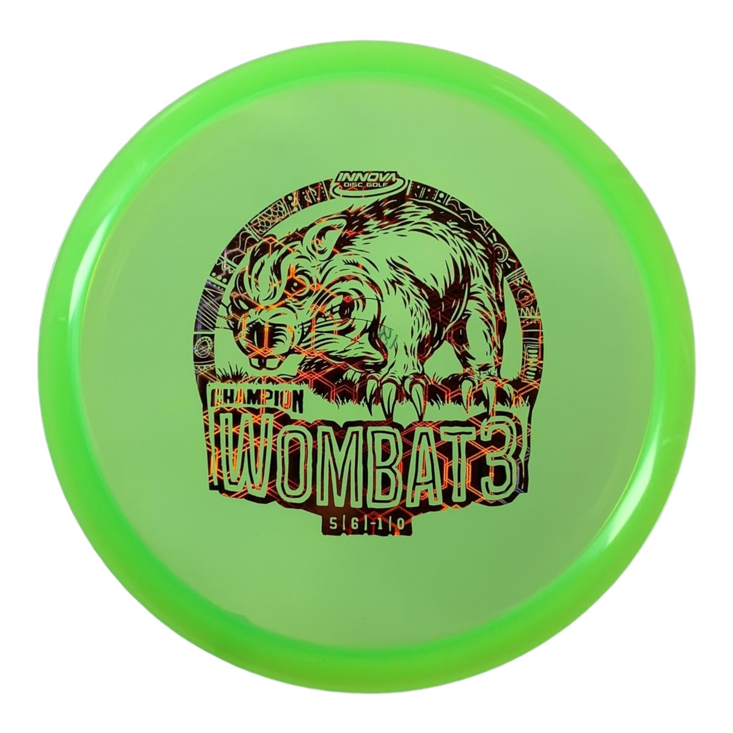 Innova Champion Discs Wombat3 | Champion | Green/Pink 180g Disc Golf