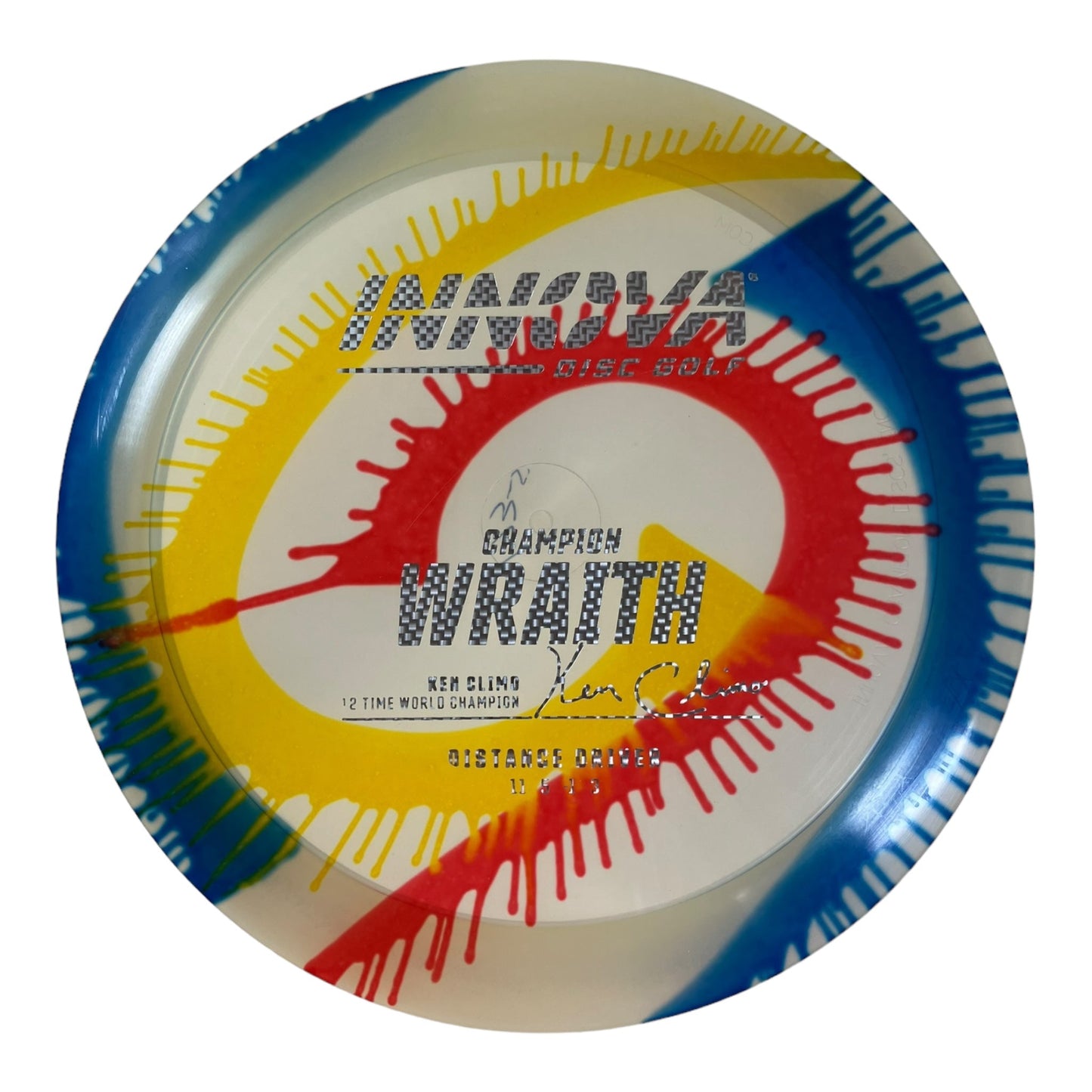 Innova Champion Discs Wraith | Champion I - Dye | Blue/Checker 173g Disc Golf