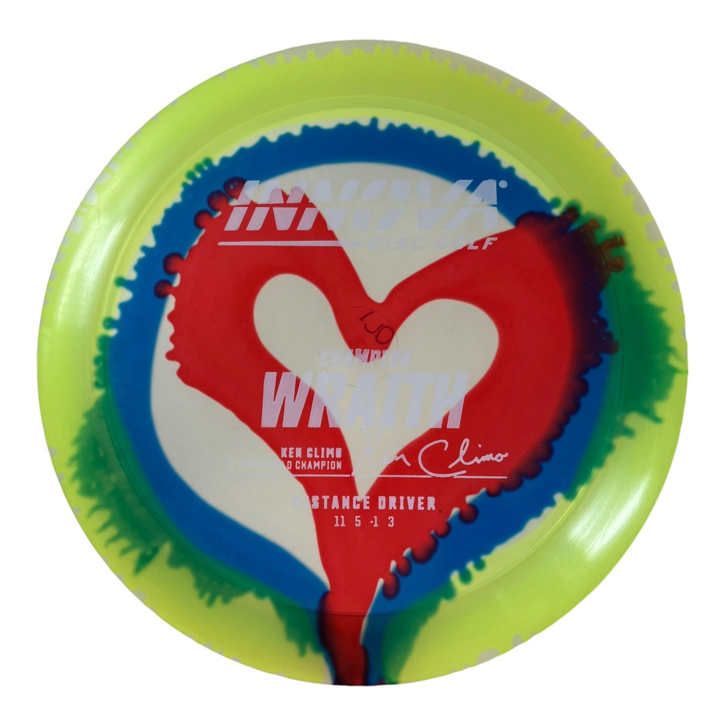 Innova Champion Discs Wraith | Champion I - Dye | Green/White 170g Disc Golf