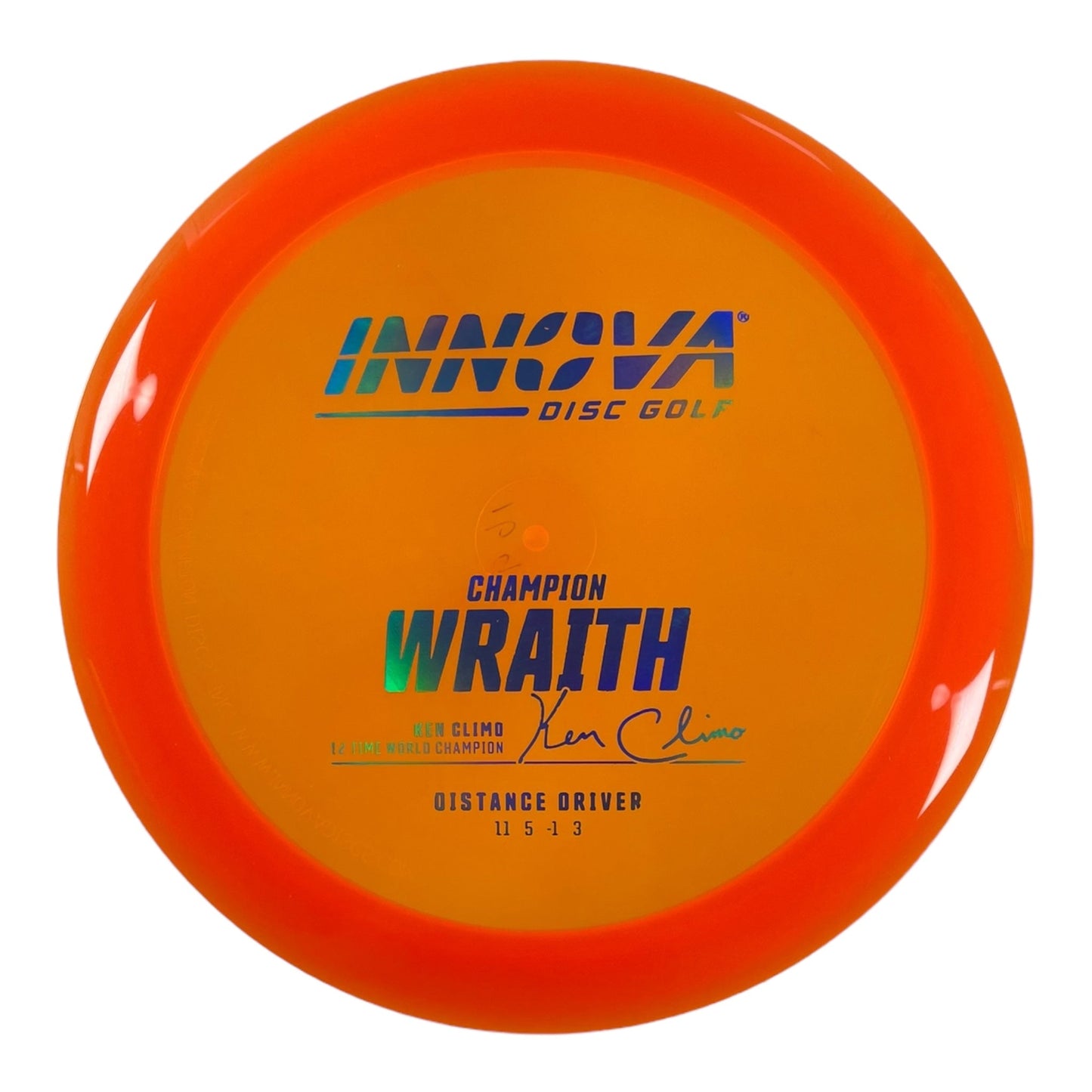 Innova Champion Discs Wraith | Champion | Orange/Blue Holo 164g Disc Golf