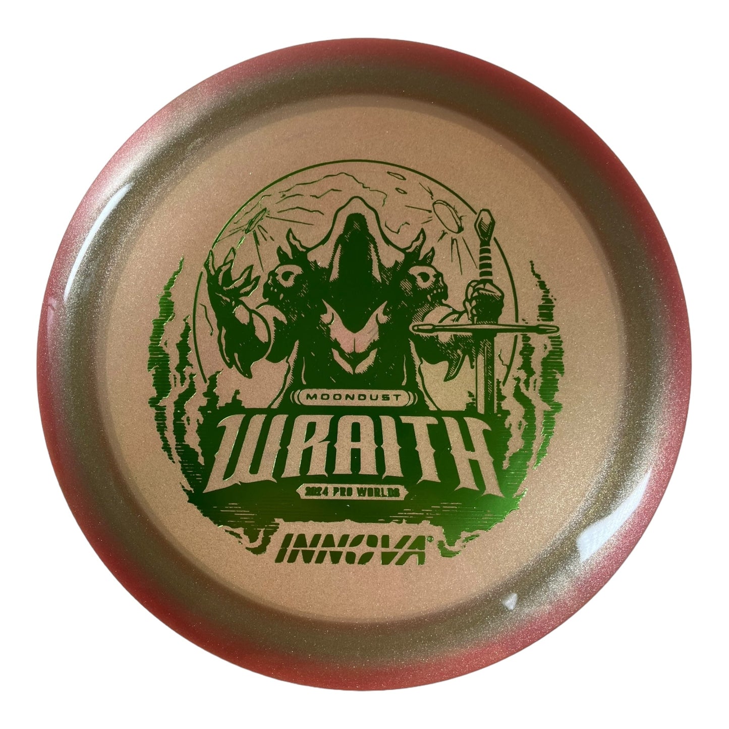 Innova Champion Discs Wraith | Moondust | Pink/Green 168g Disc Golf