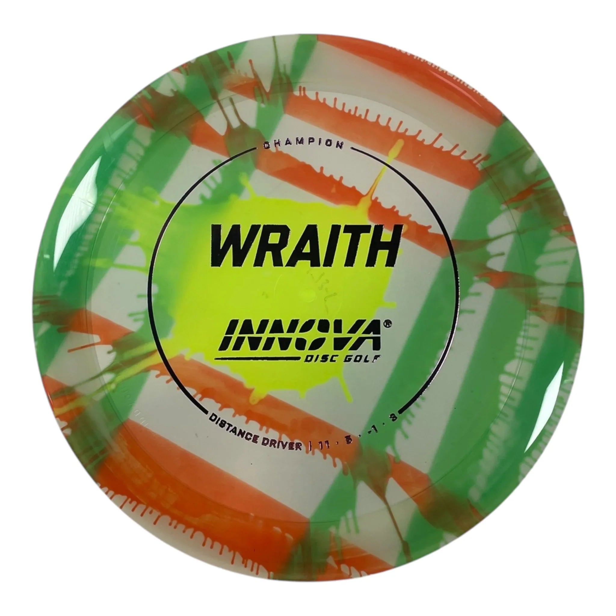 Innova Champion Discs Wraith | Champion I-Dye | Green/Pink 173g Disc Golf