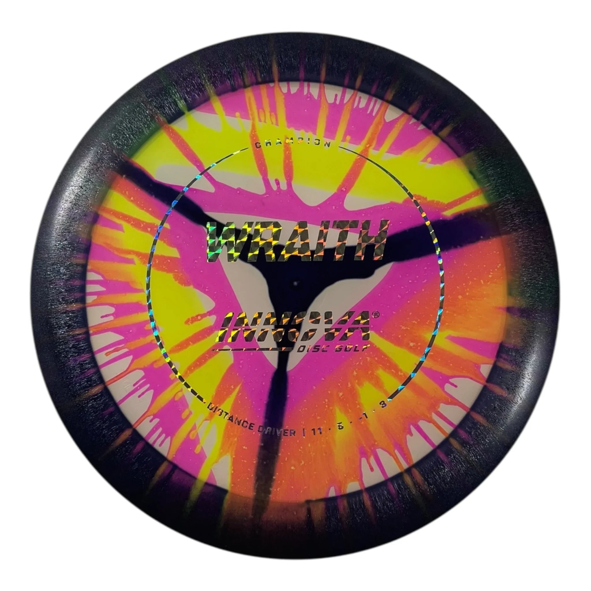 Innova Champion Discs Wraith | Champion I-Dye | Pink/Holo 169g Disc Golf