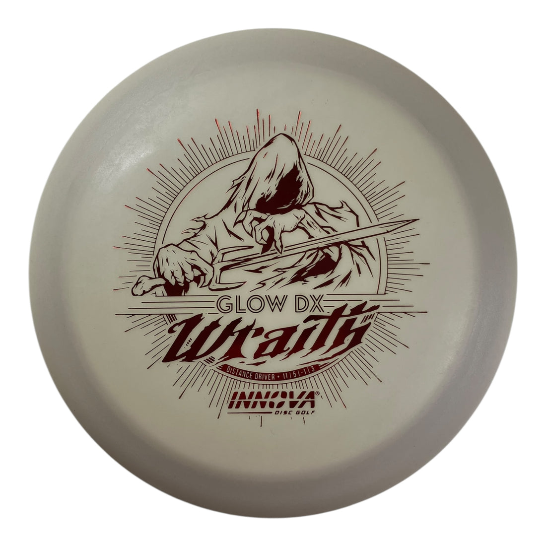 Innova Champion Discs Wraith | DX Glow | Glow/Red 172g Disc Golf