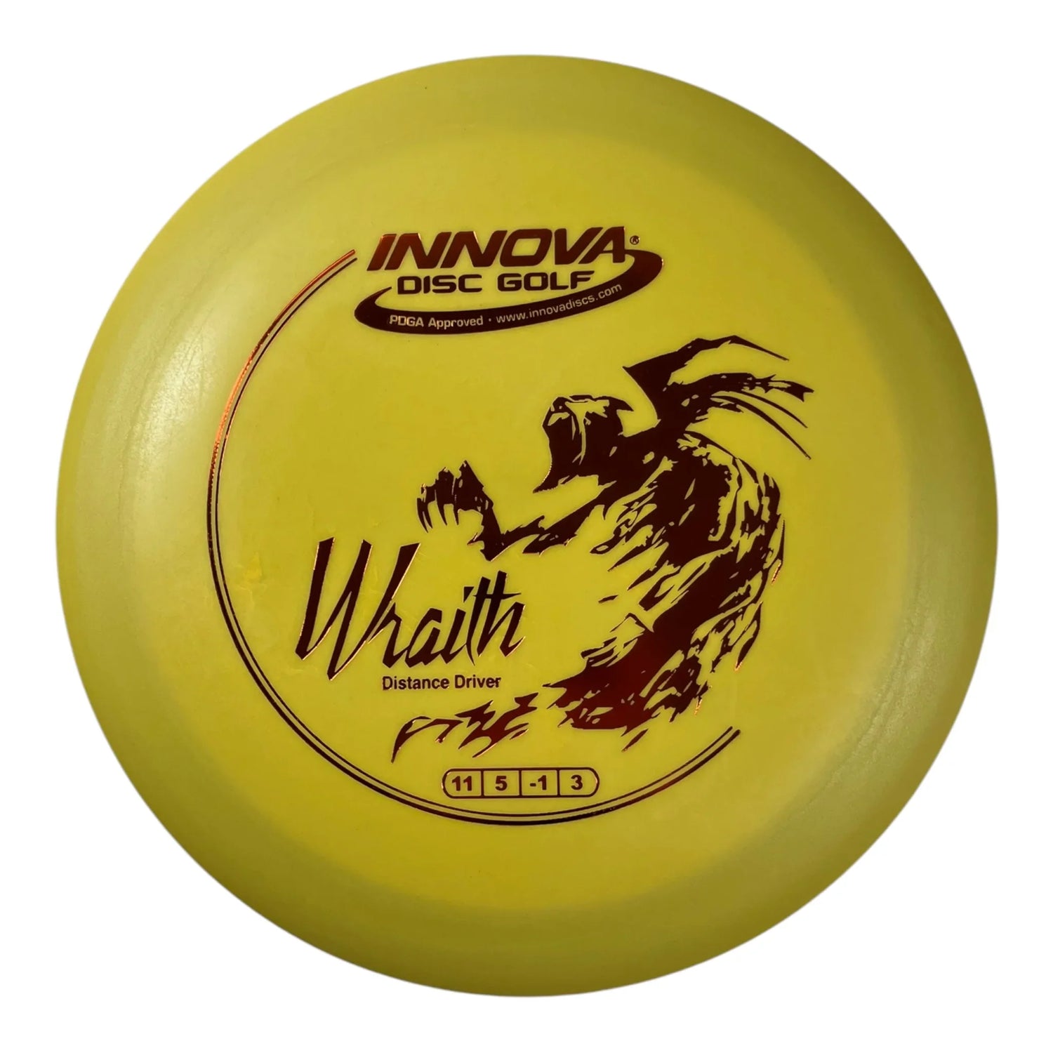 Innova Champion Discs Wraith | DX | Yellow/Bronze 168g Disc Golf