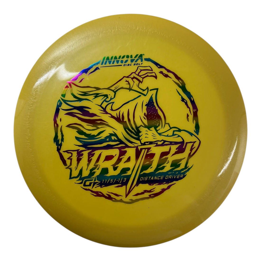 Innova Champion Discs Wraith | GStar | Yellow/Rainbow 175g Disc Golf