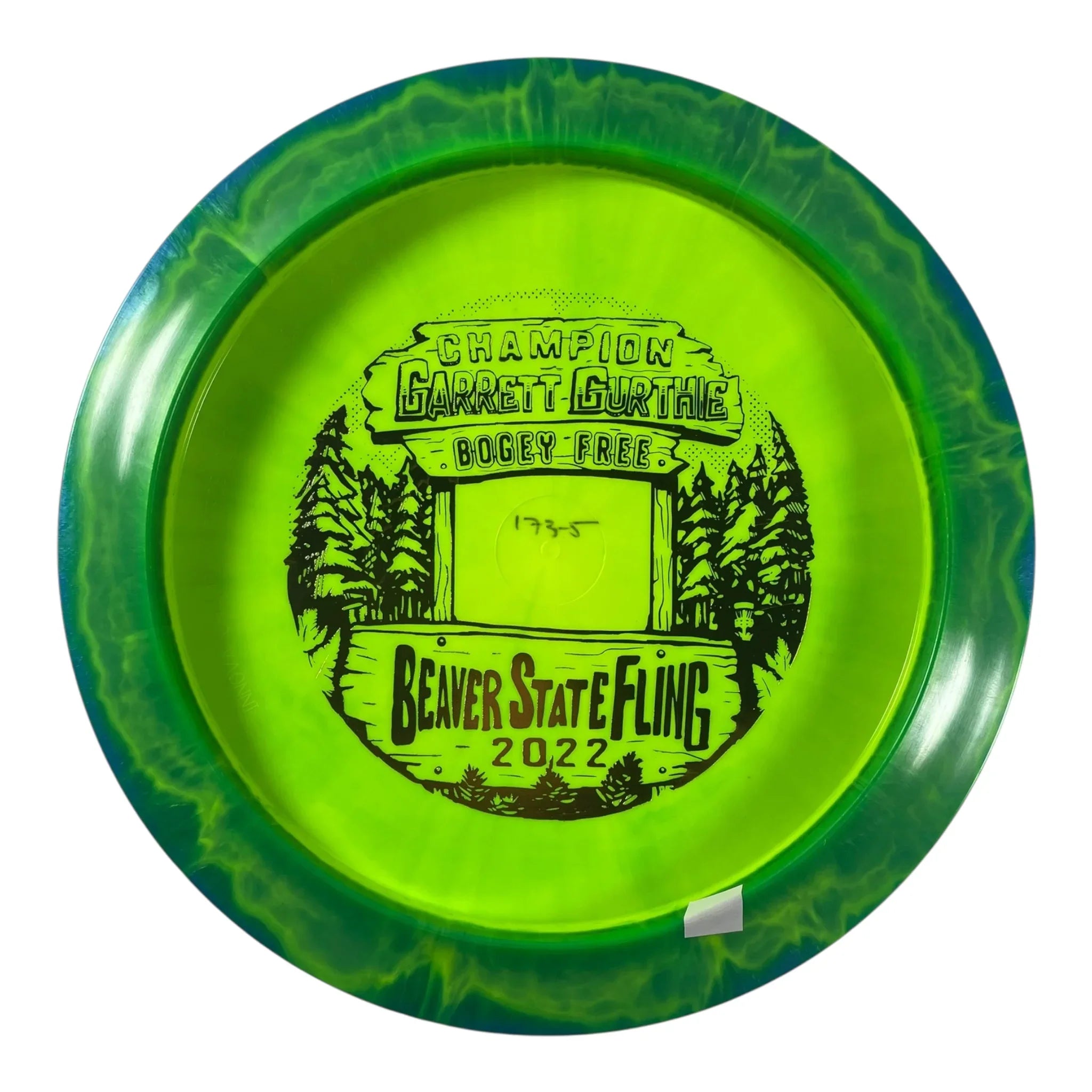 Innova Champion Discs Wraith | Halo Star | Green/Gold 174g (Garrett Gurthie 2022 Beaver State Fling) Disc Golf