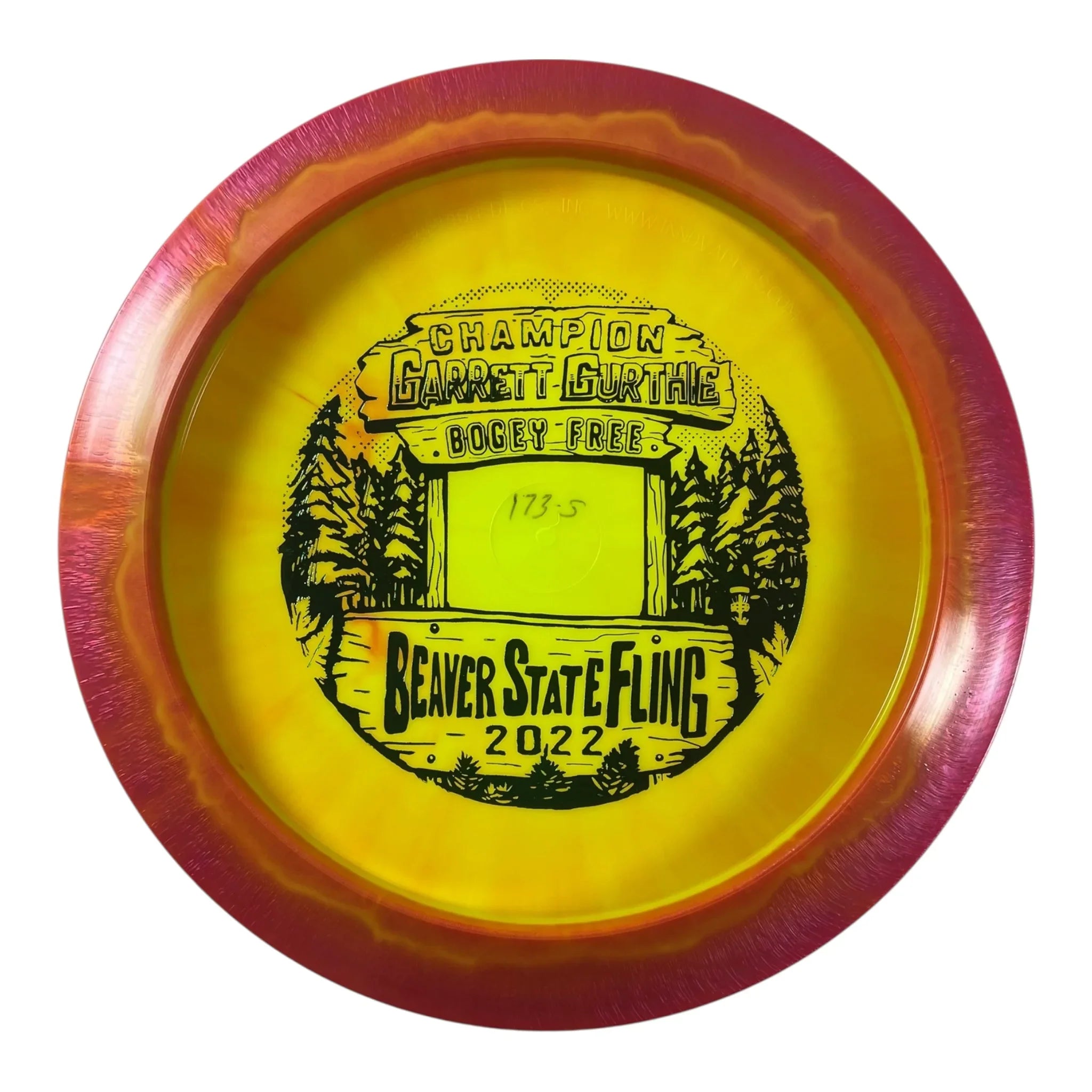 Innova Champion Discs Wraith | Halo Star | Pink/Green 175g (Garrett Gurthie 2022 Beaver State Fling) Disc Golf