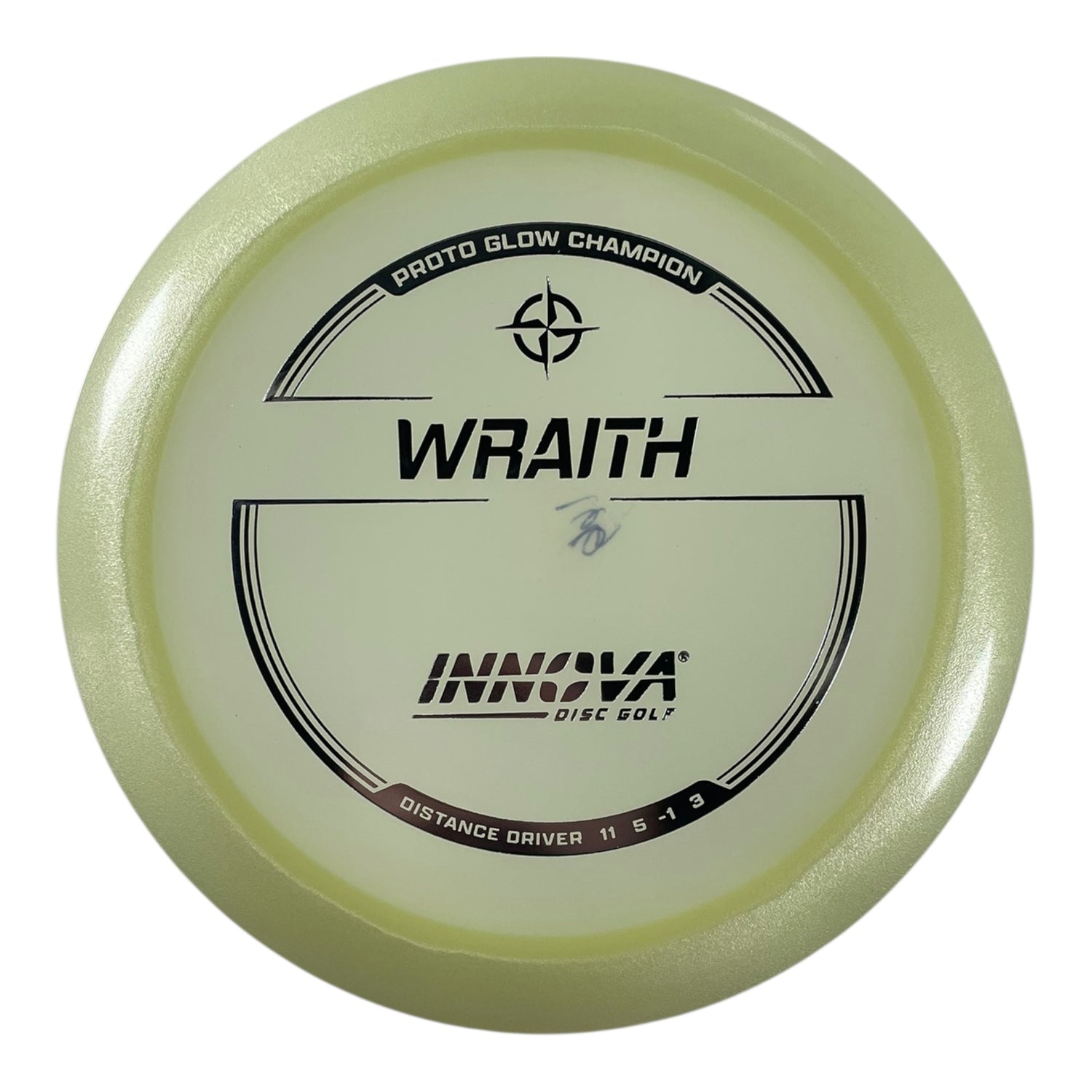 Innova Champion Discs Wraith | Proto Glow Champion | Glow/Silver 166g Disc Golf