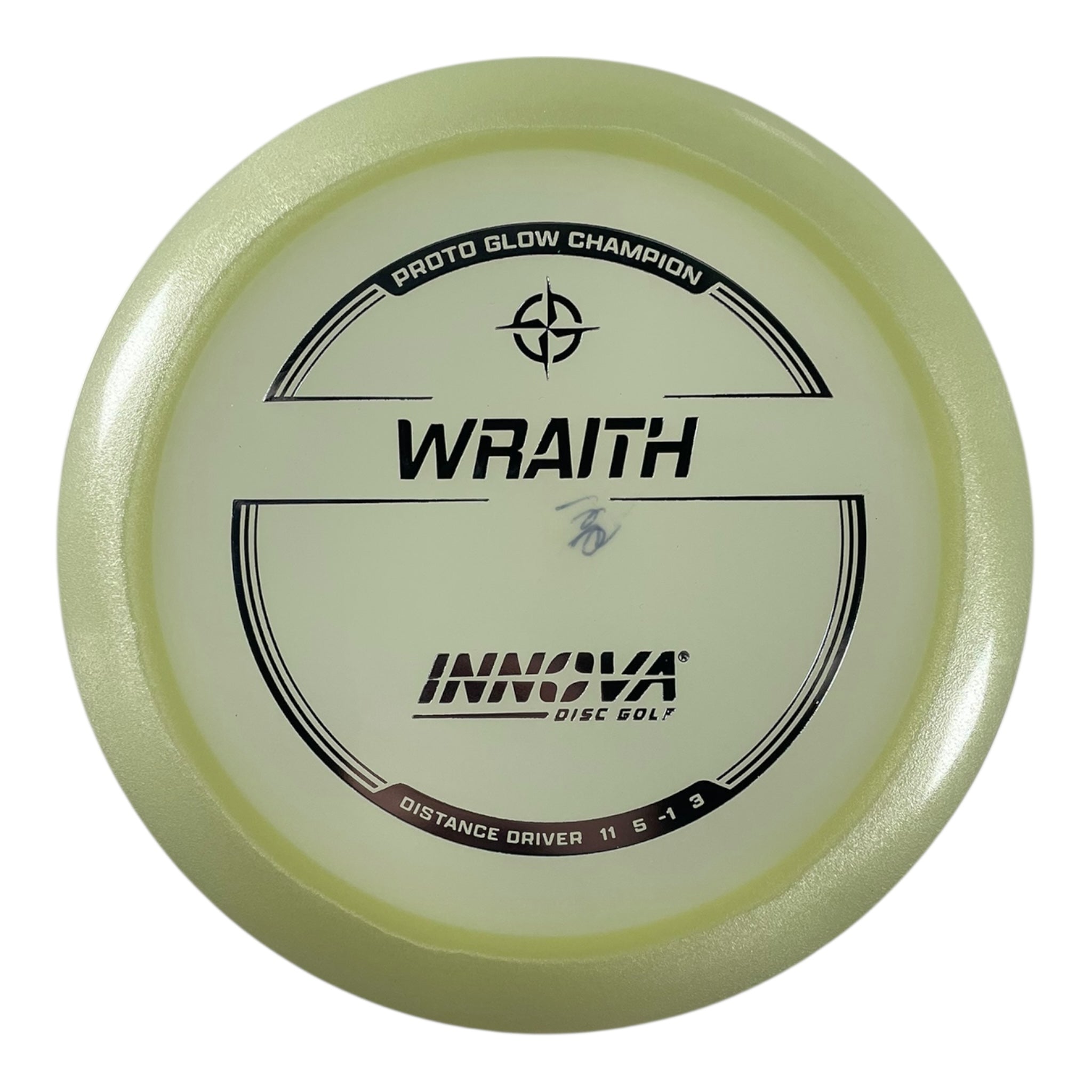 Innova Champion Discs Wraith | Proto Glow Champion | Glow/Silver 166g Disc Golf