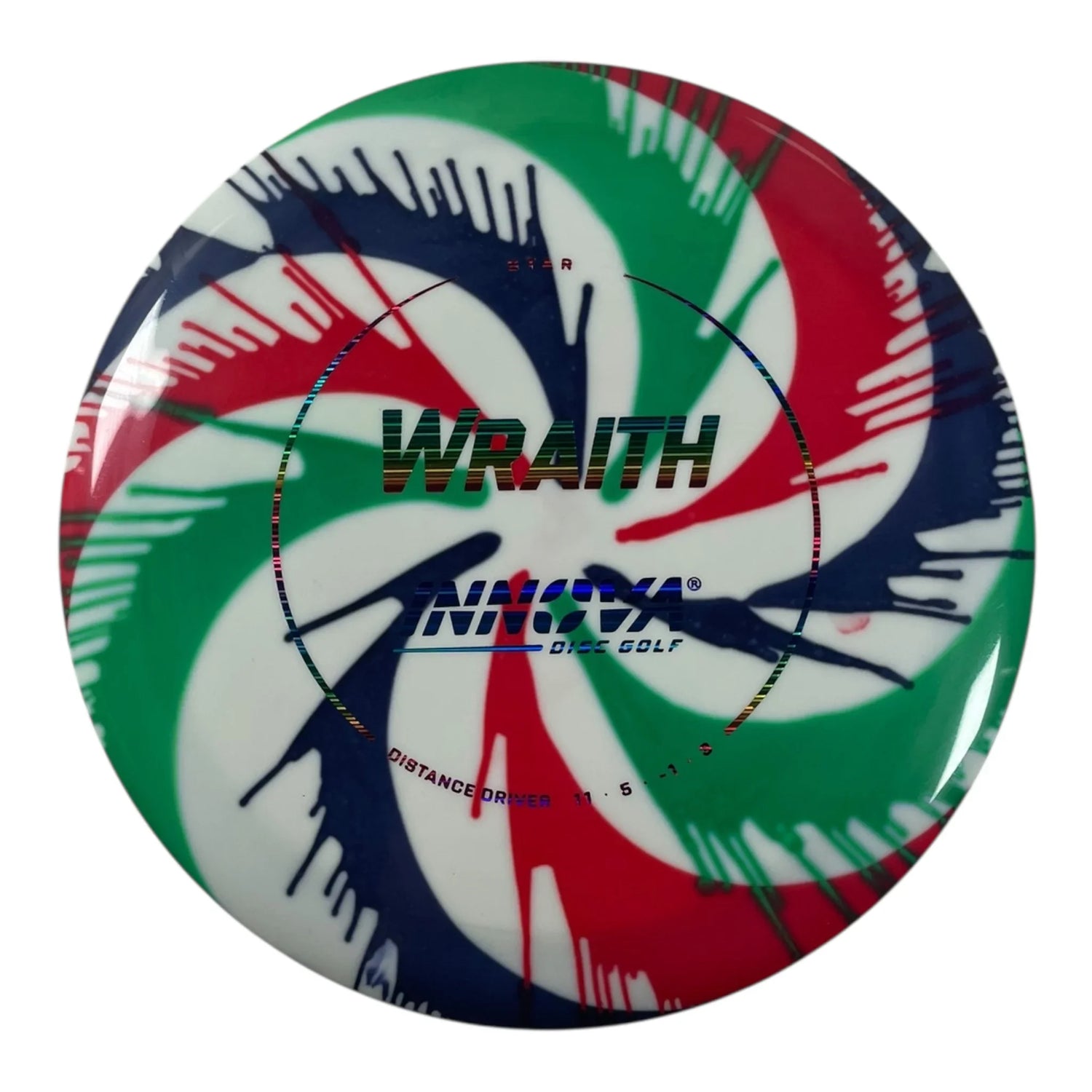 Innova Champion Discs Wraith | Star I-Dye | Rasta/Rainbow 172g Disc Golf