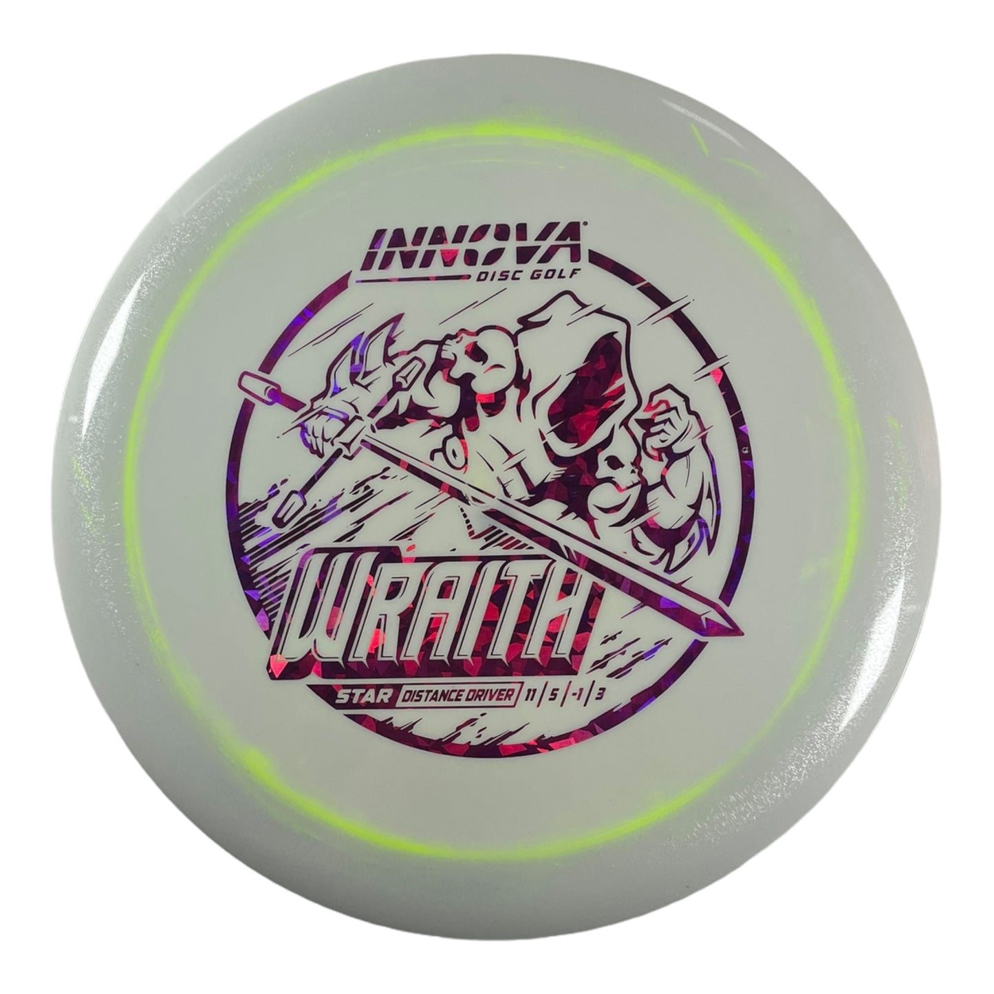 Innova Champion Discs Wraith | Star | White/Pink 161g Disc Golf