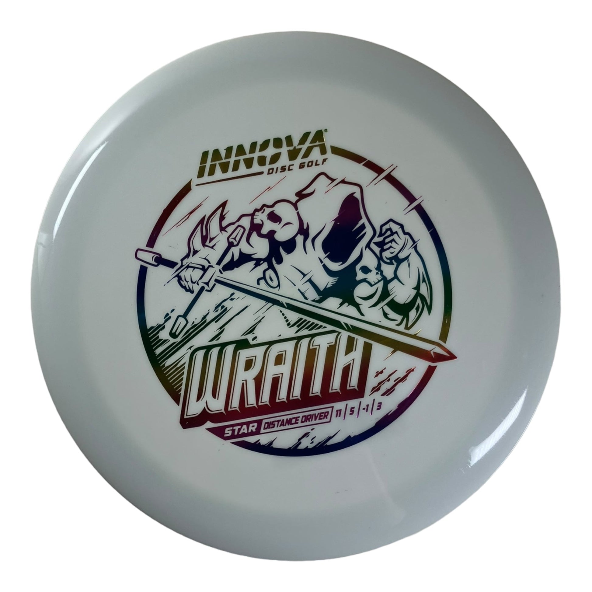 Innova Champion Discs Wraith | Star | White/Rainbow 173g Disc Golf