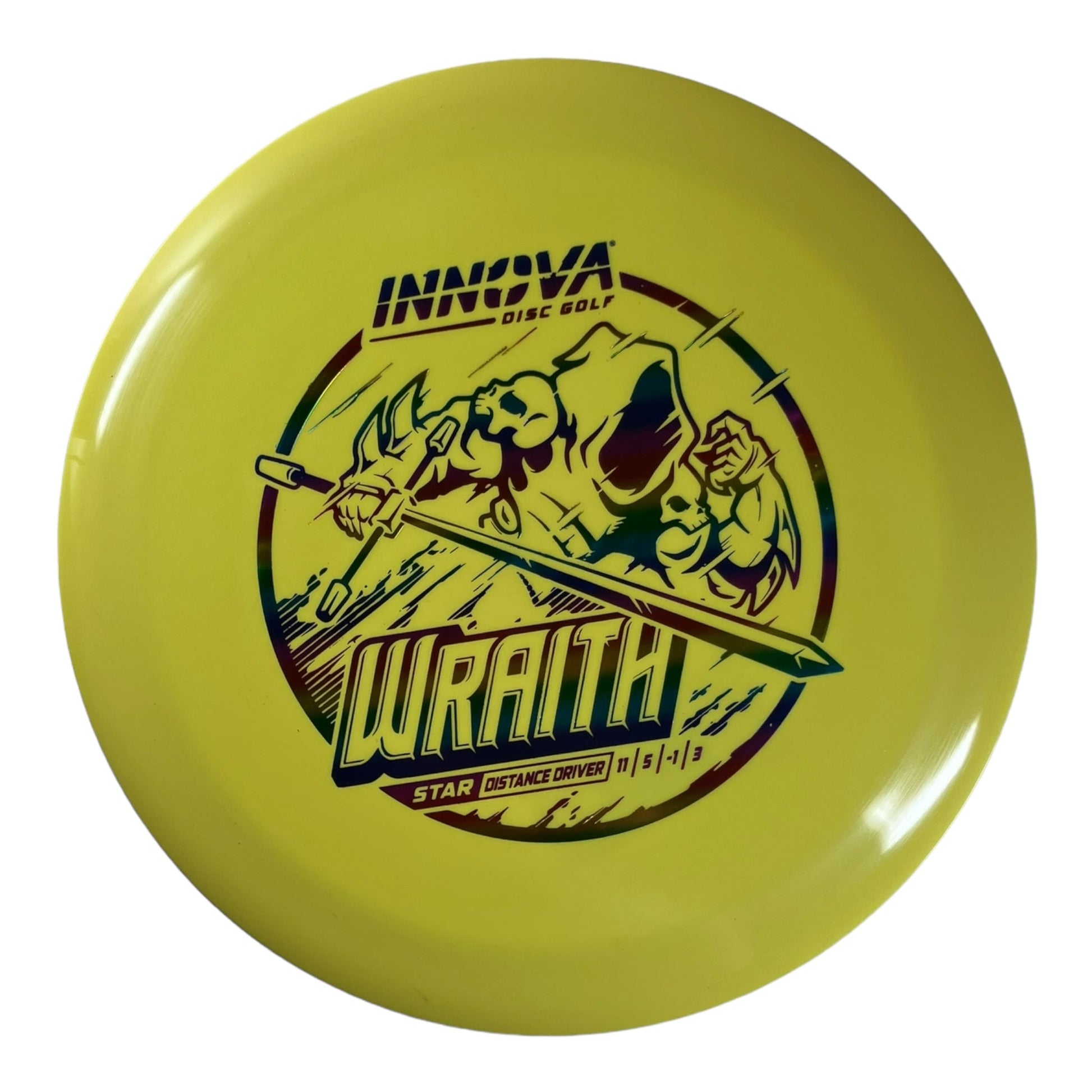 Innova Champion Discs Wraith | Star | Yellow/Rainbow 171g Disc Golf