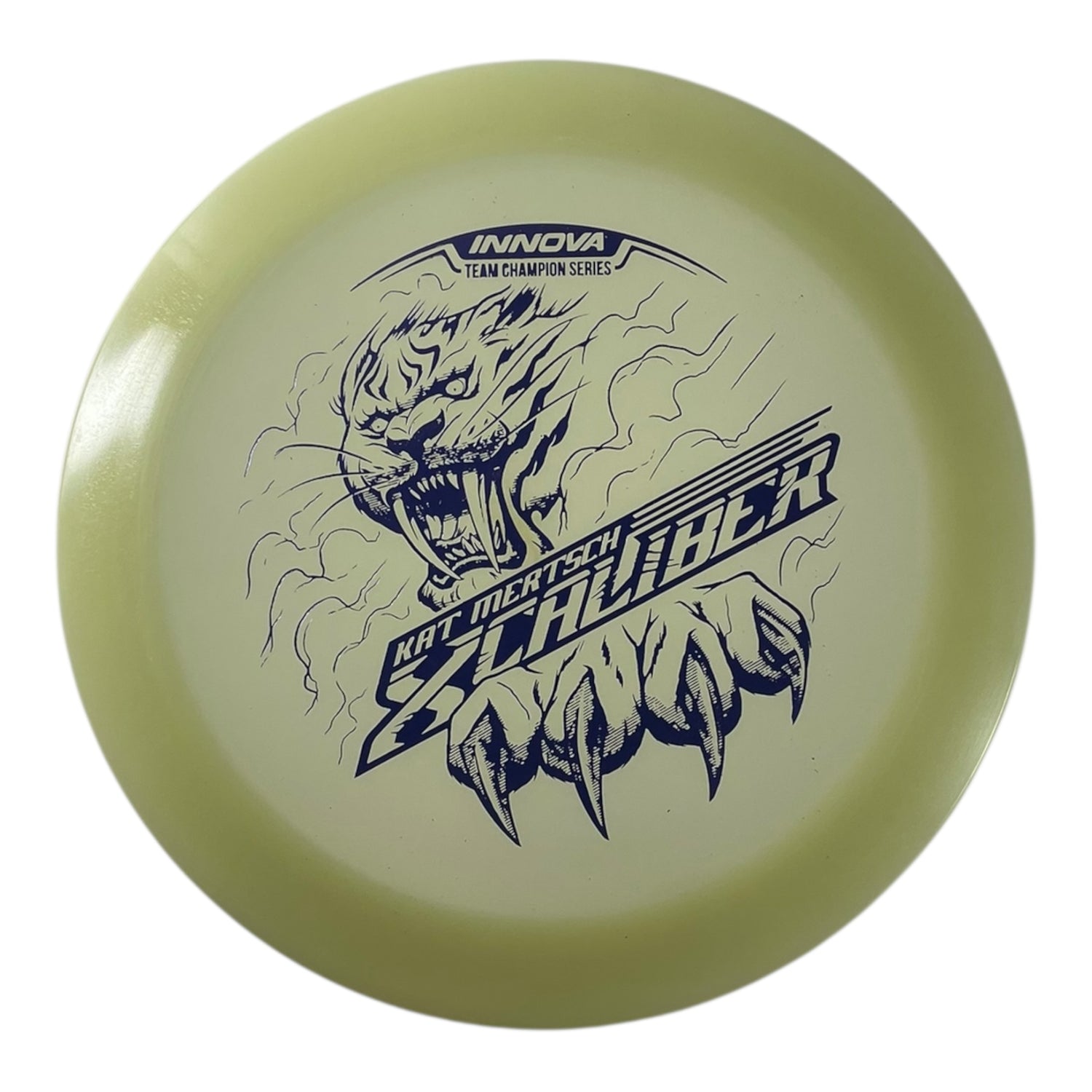 Innova Champion Discs XCaliber | Champion Color Glow | White/Purple 175g (Kat Mertsch) Disc Golf