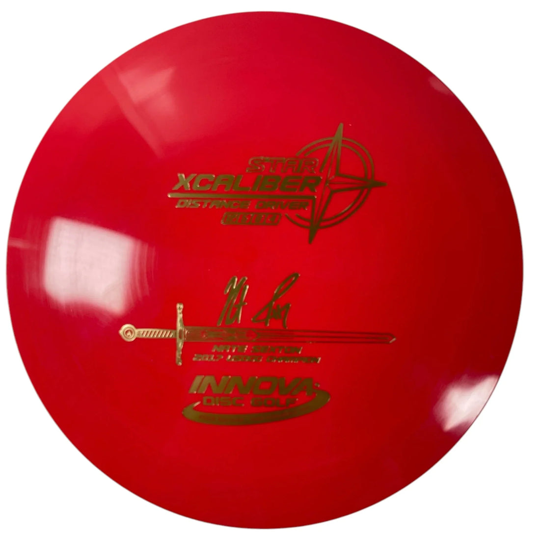 Innova Champion Discs XCaliber | Star | Red/Gold 167g (Nate Sexton) Disc Golf