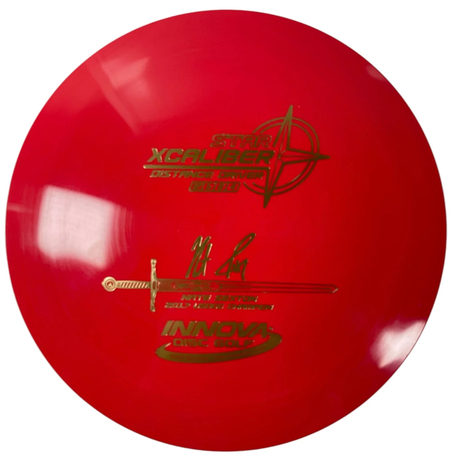 Innova Champion Discs XCaliber | Star | Red/Gold 167g (Nate Sexton) Disc Golf