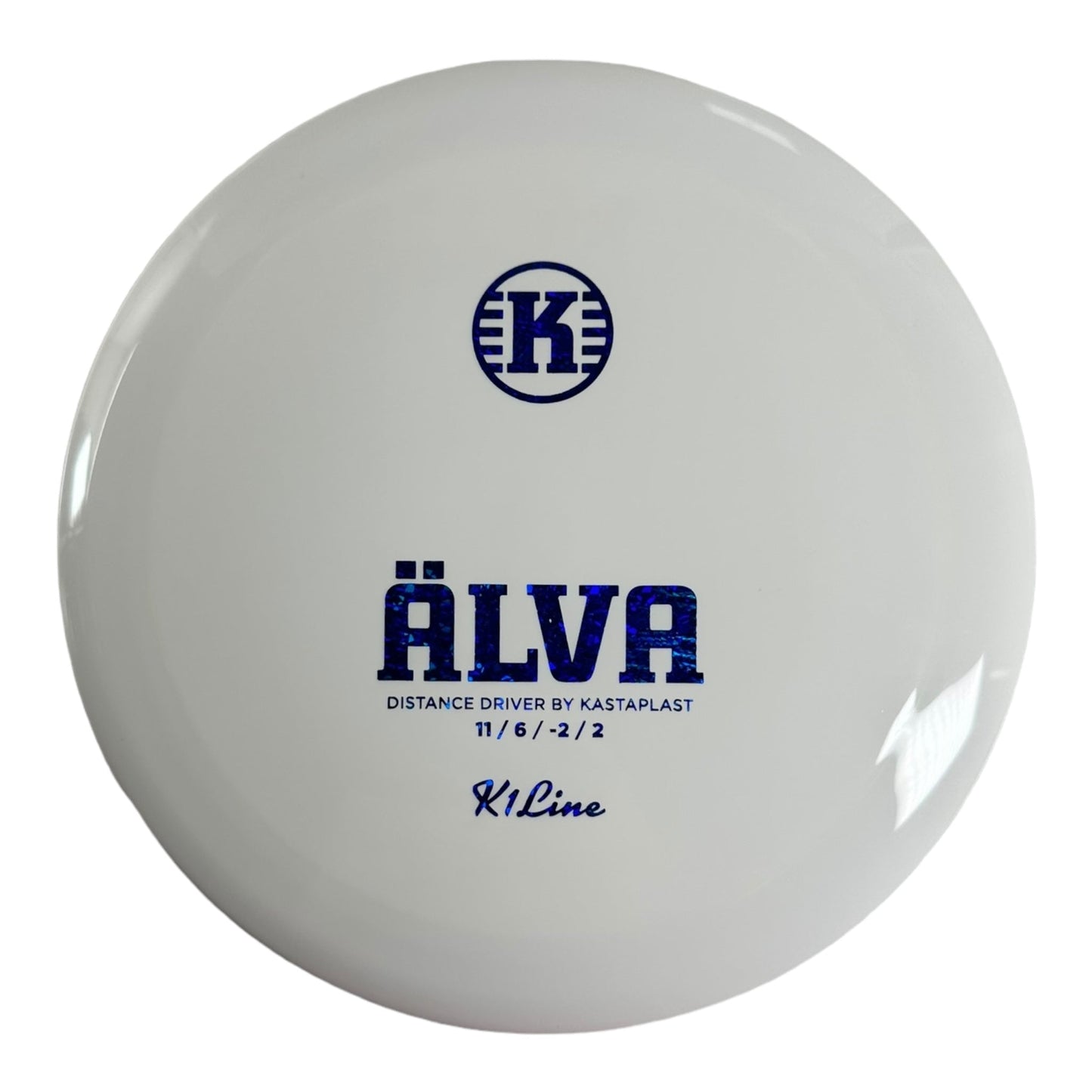 Kastaplast Alva | K1 | White/Blue 170 - 175g Disc Golf