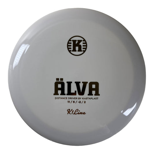 Kastaplast Alva | K1 | White/Gold 173g Disc Golf