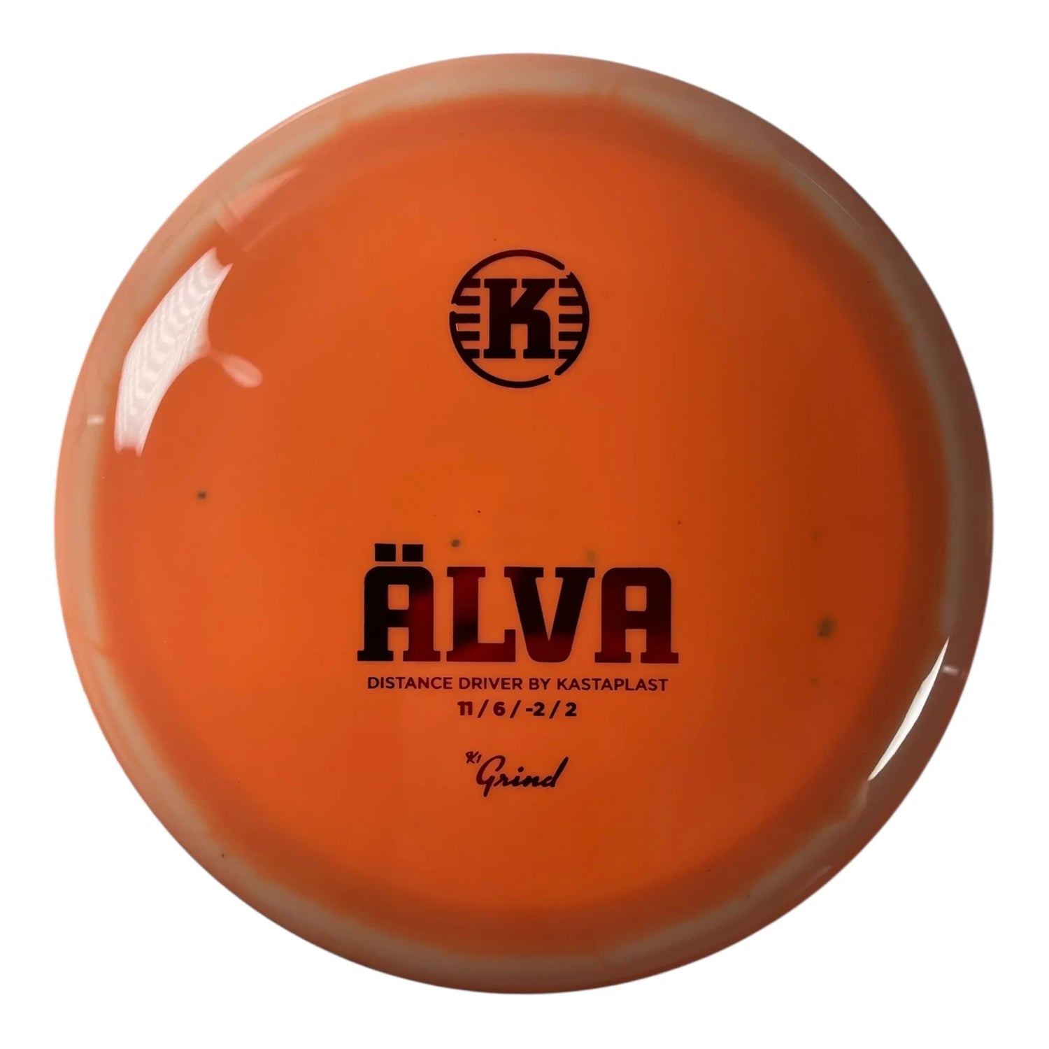 Kastaplast Alva | K1 Grind | Orange/Red 172g Disc Golf