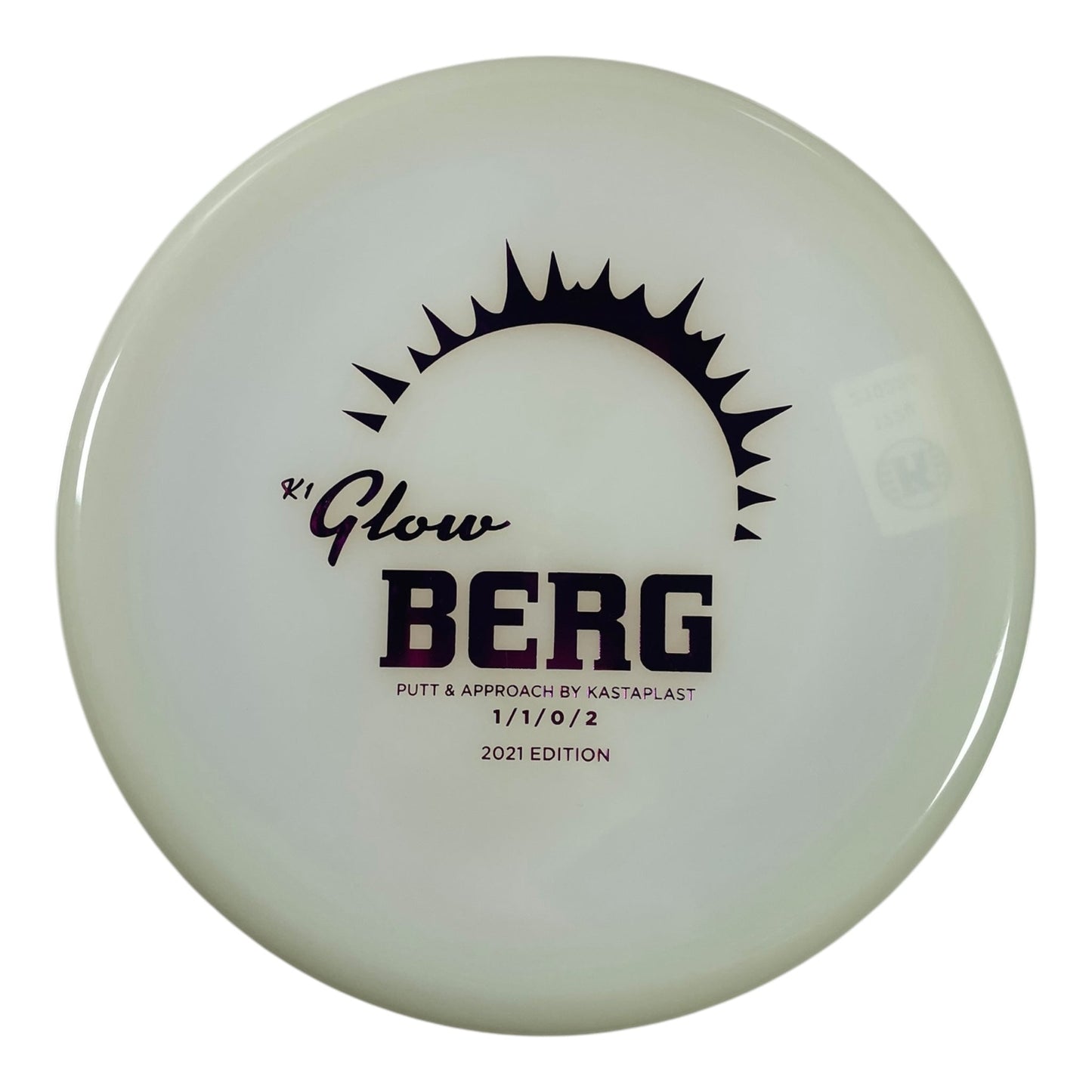 Kastaplast Berg | K1 Glow | Glow/Purple 172g (2021) Disc Golf