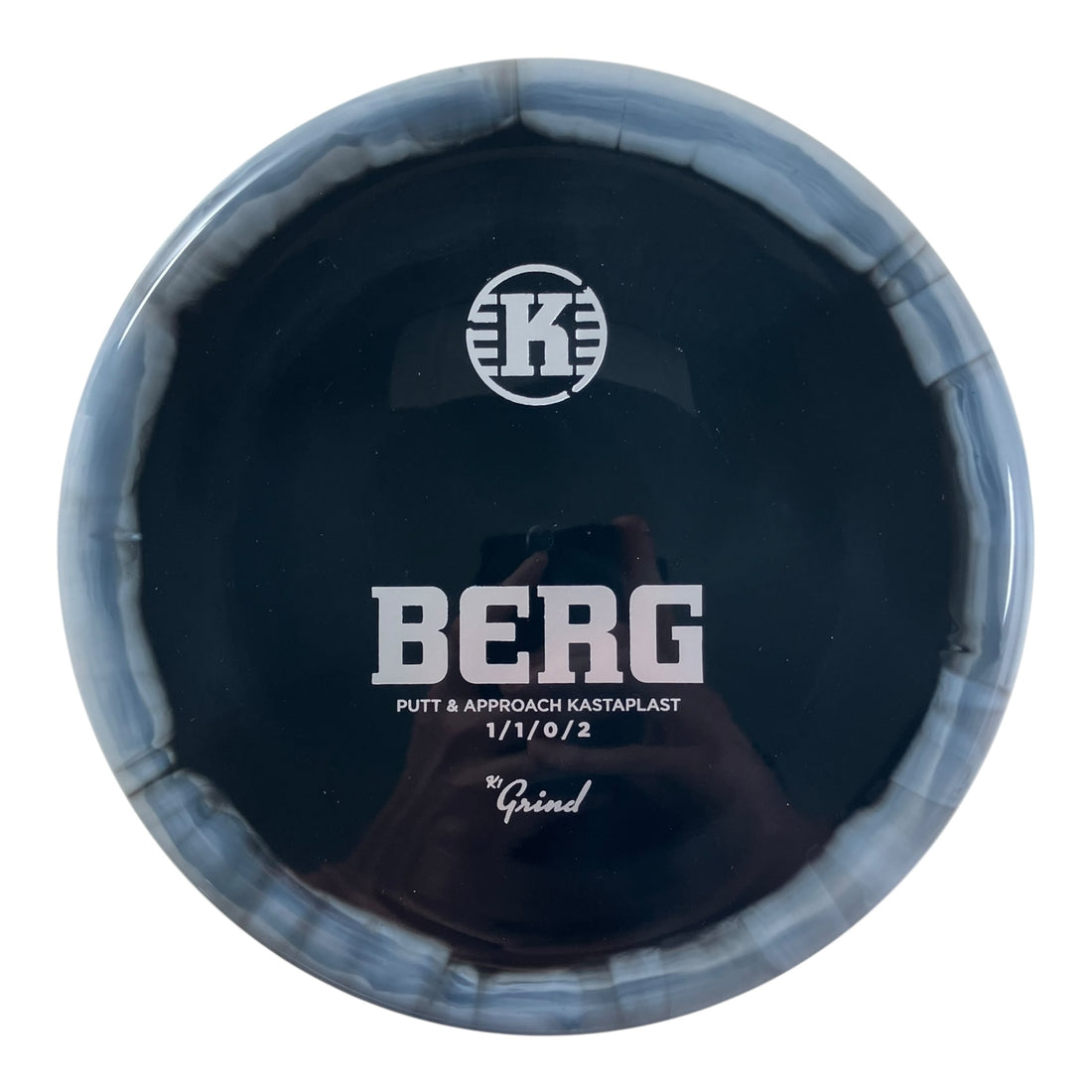 Kastaplast Berg | K1 Grind | Black/White 175g Disc Golf