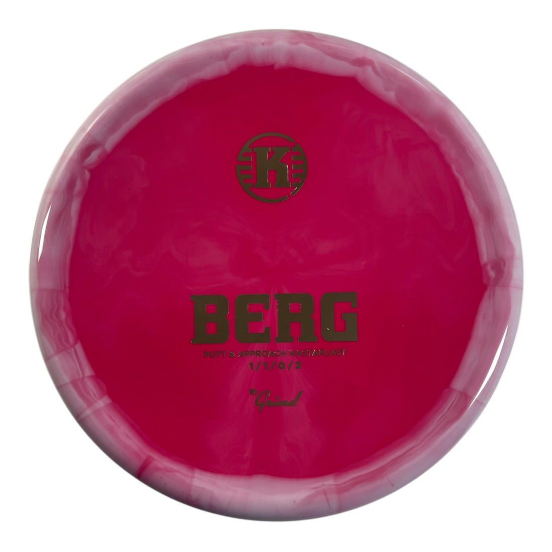 Kastaplast Berg | K1 Grind | Pink/Gold 174g Disc Golf