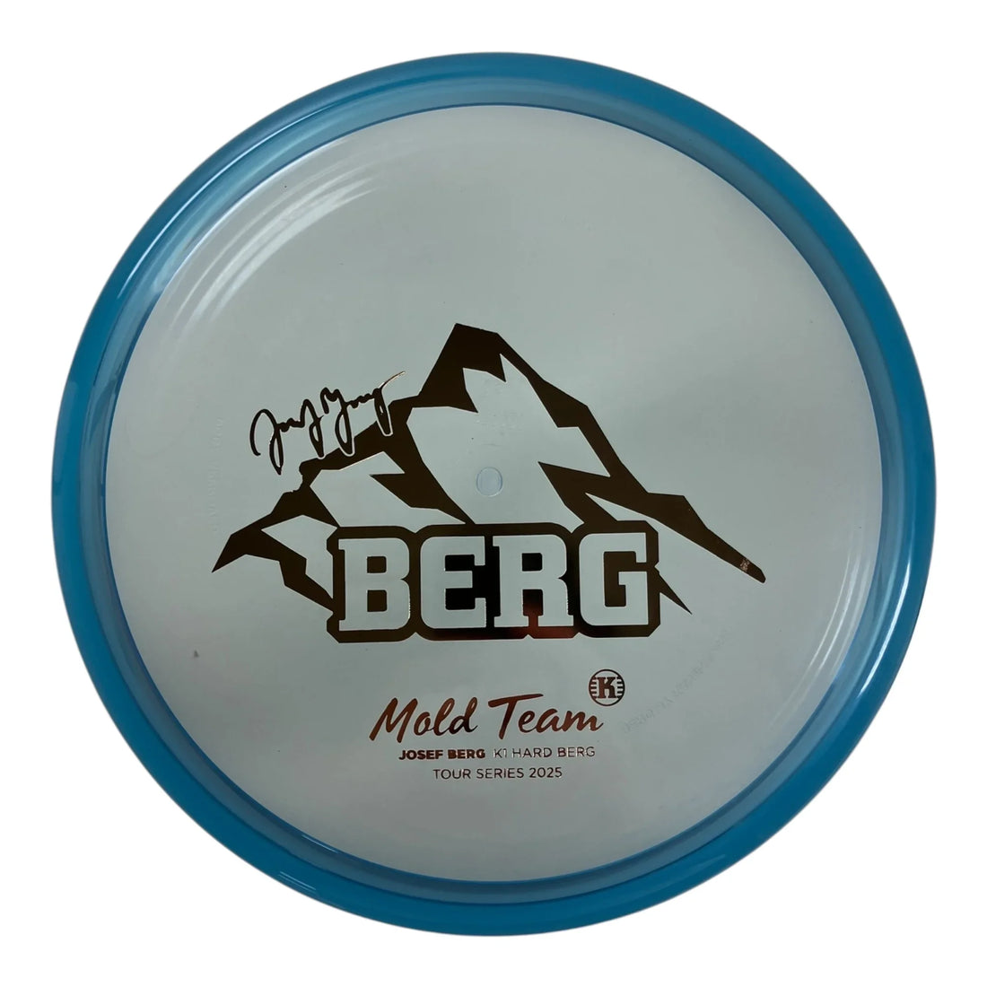 Kastaplast Berg | K1 Hard | Blue/Gold 173-174g (Josef Berg) Disc Golf