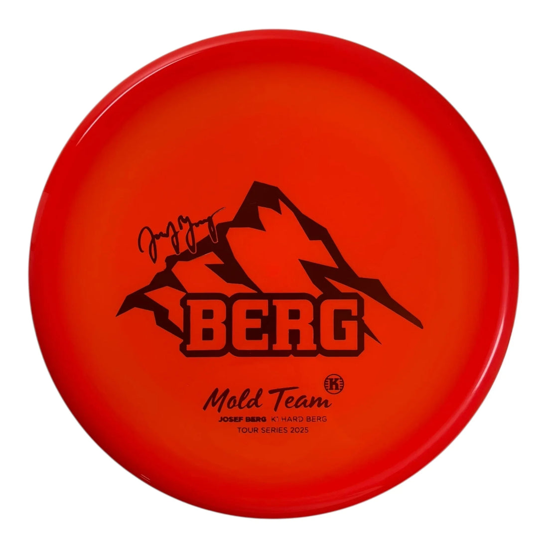 Kastaplast Berg | K1 Hard | Orange/Gold 173-175g (Josef Berg) Disc Golf