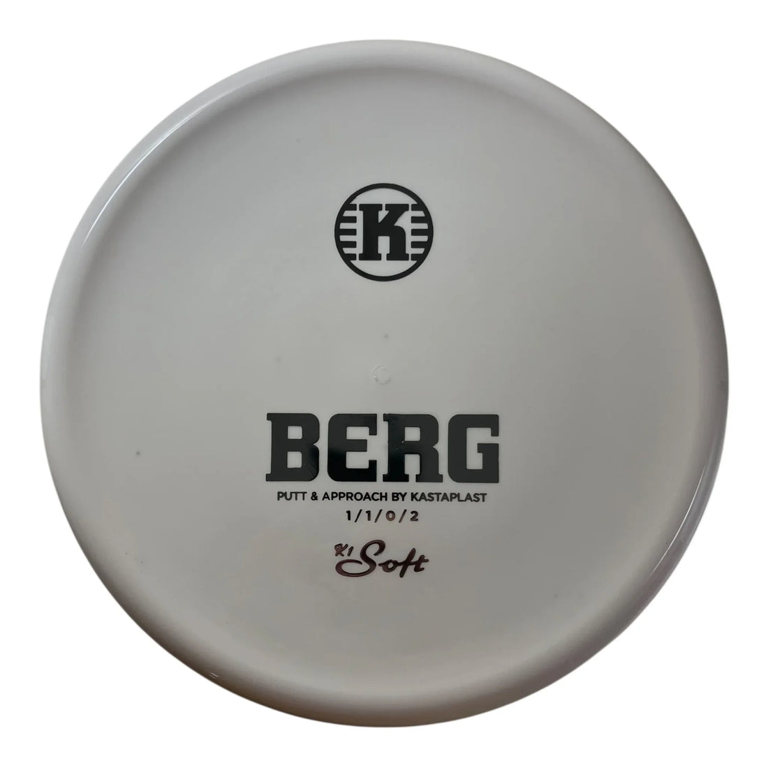 Kastaplast Berg | K1 Soft | White/Holo 174g Disc Golf
